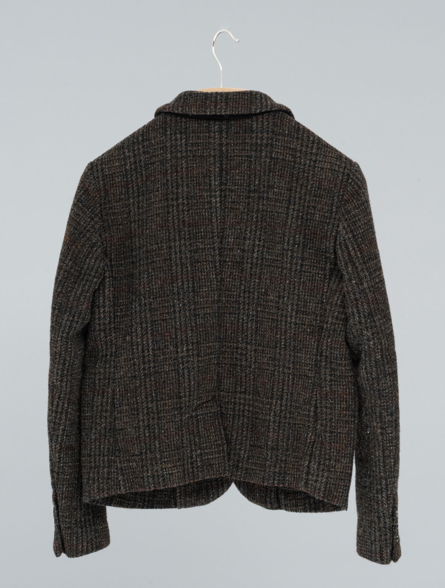 Harris Tweed Jacket Brown Aspesi Outerwear IT 40