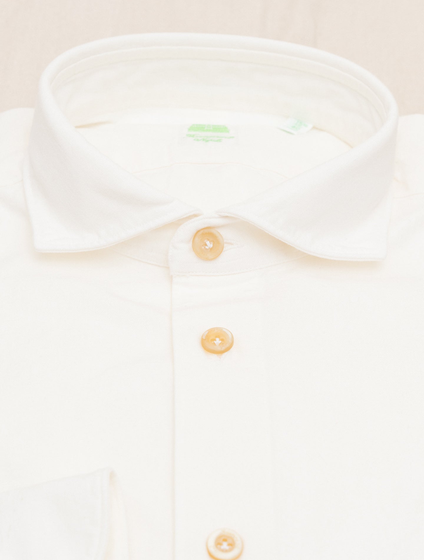 Heavy Cotton Madison Shirt White Finamore Shirts 39