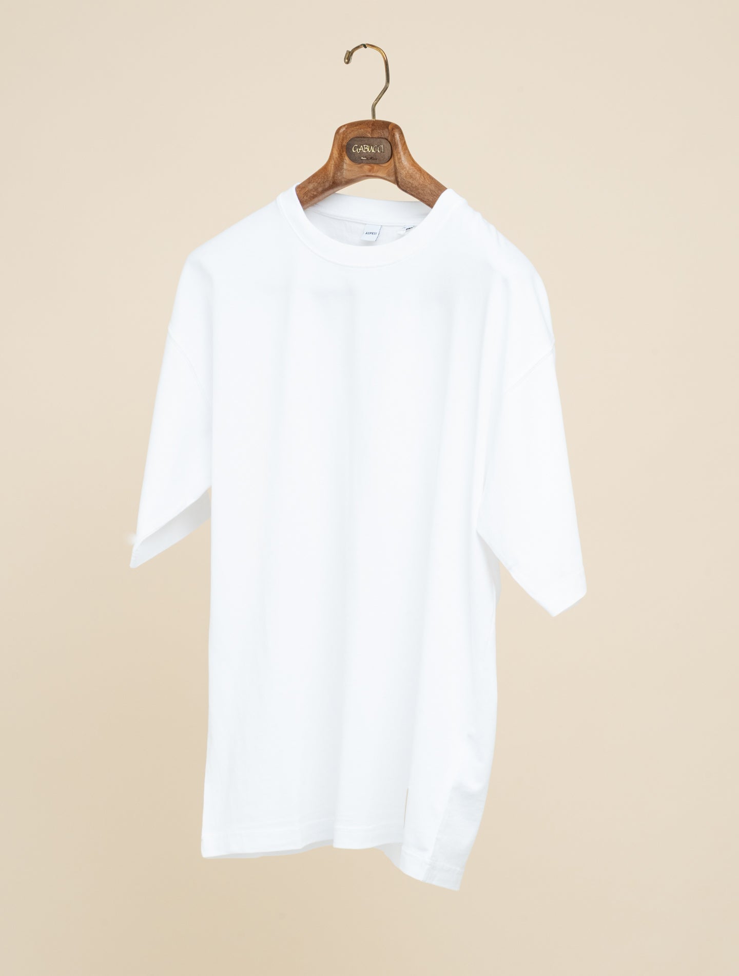 Heavy Cotton T-Shirt White Aspesi T-shirts S