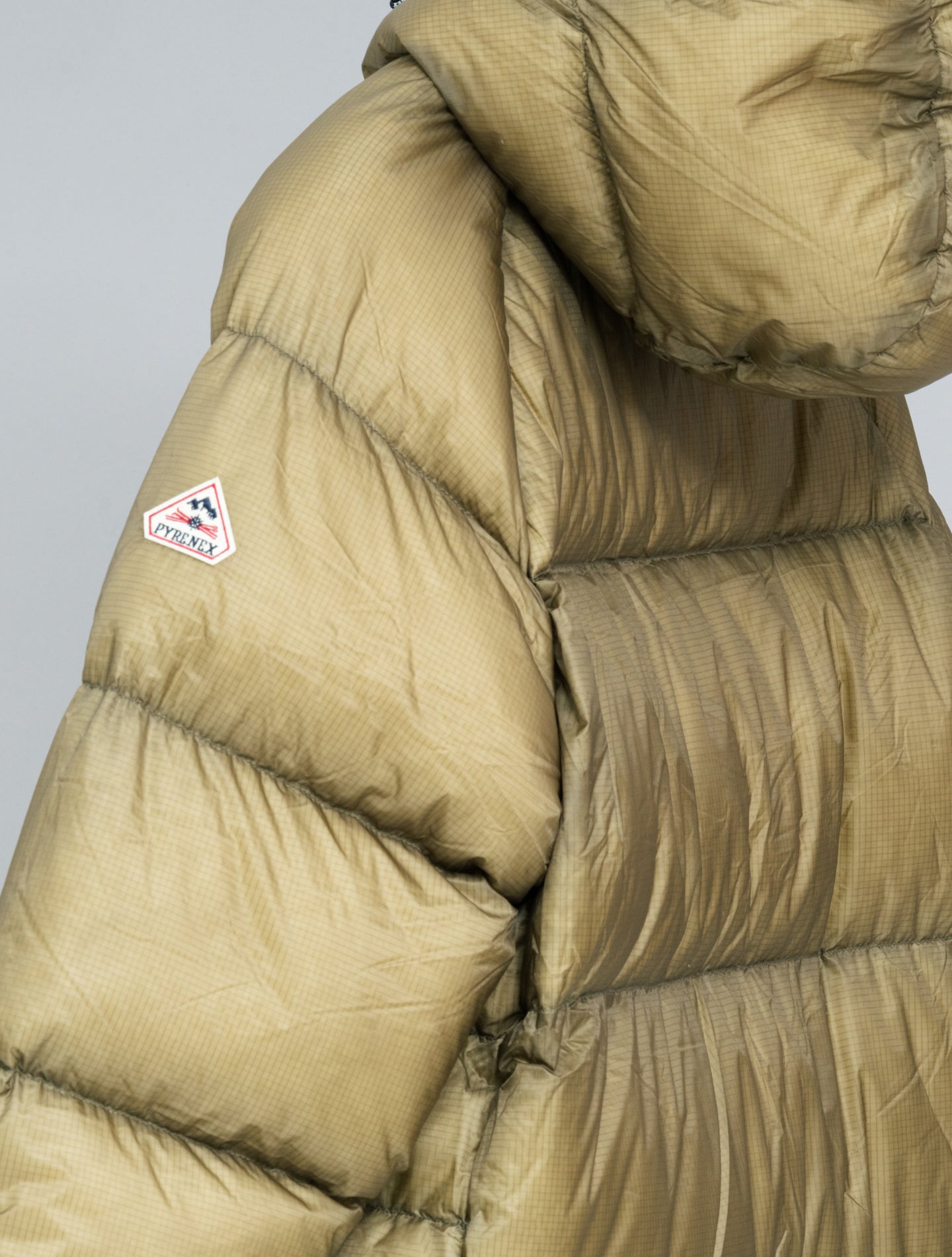 Helium Down Jacket Khaki Pyrenex Outerwear M