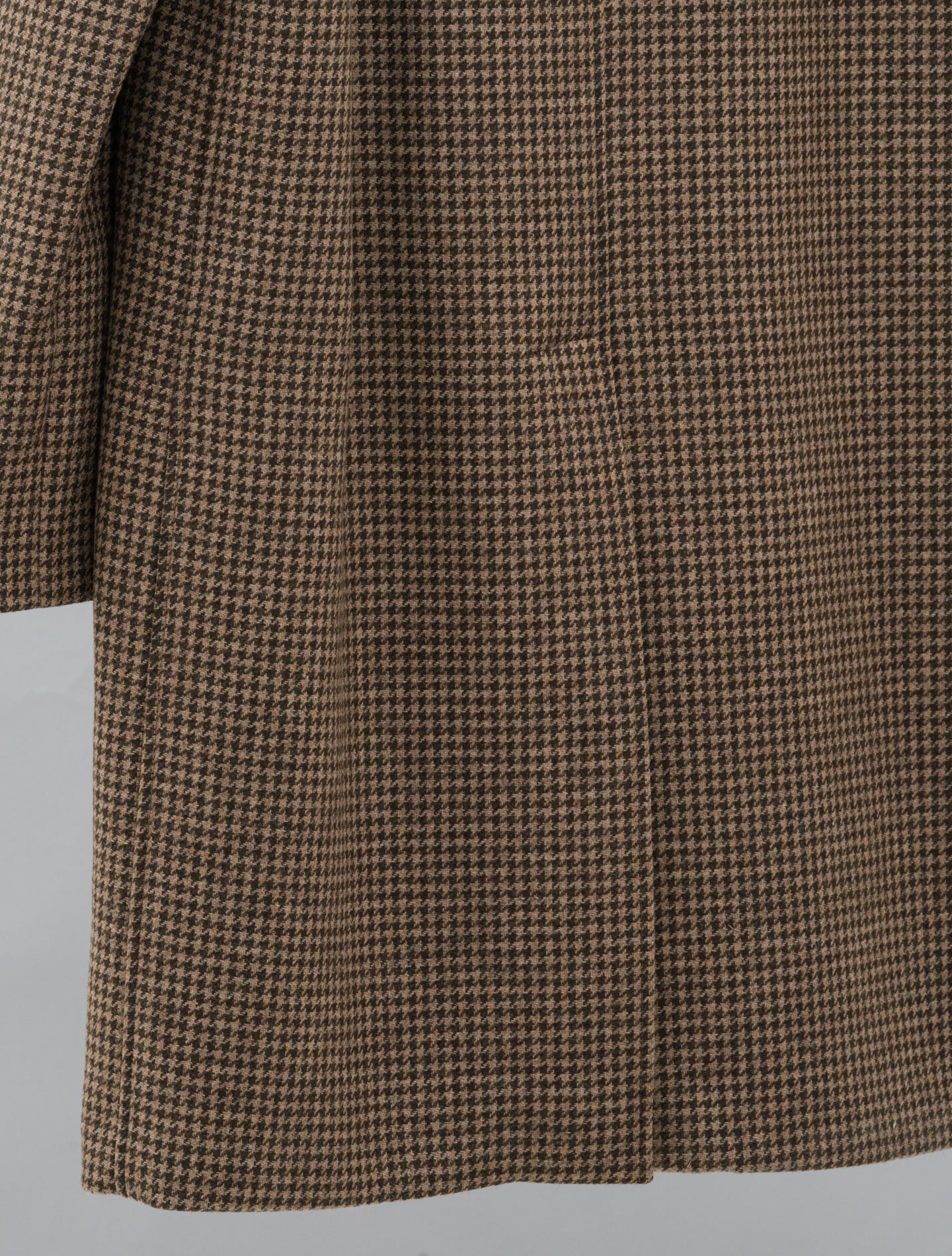 Houndstooth Raglan Wool Coat Brown Herno Outerwear 48