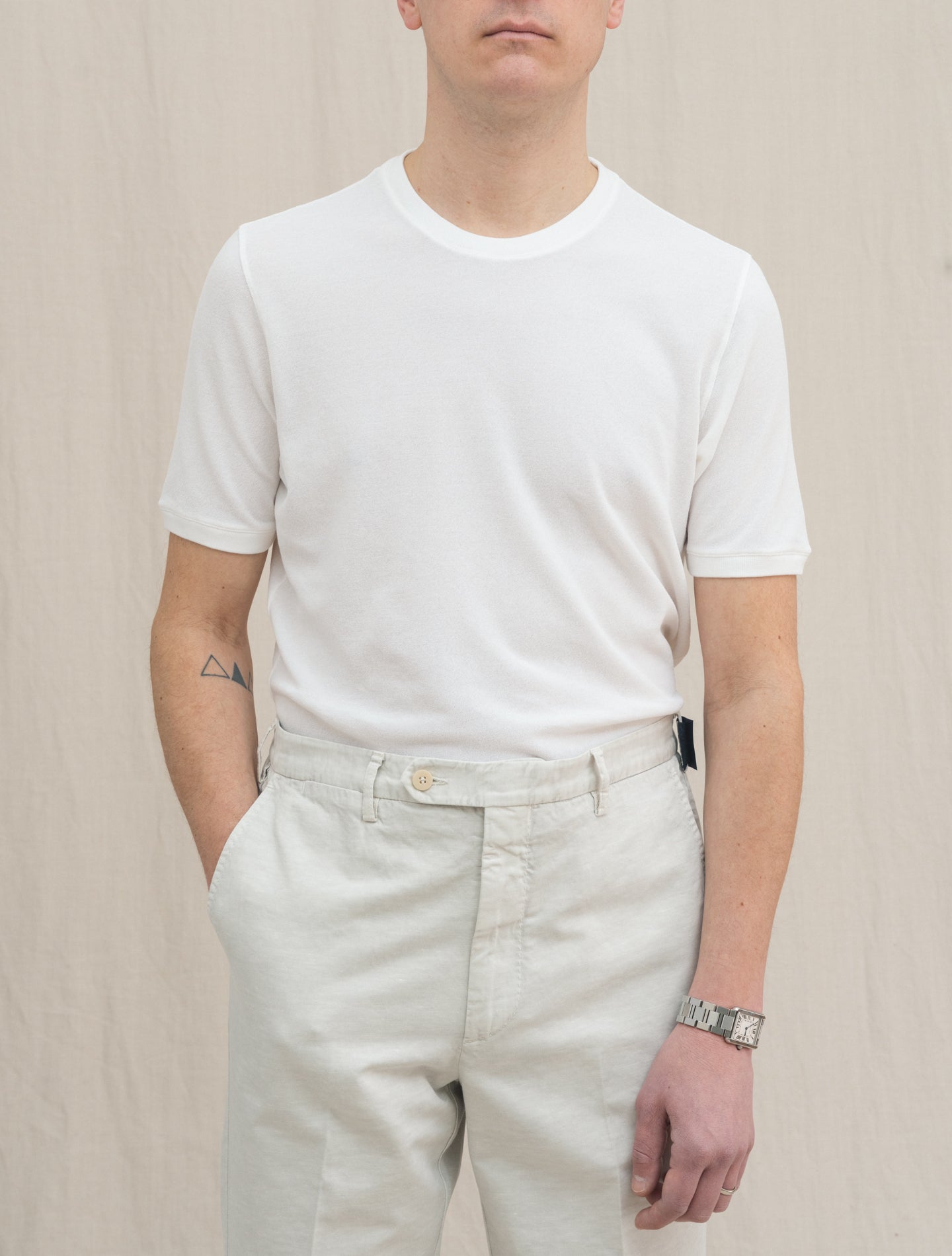 Ice Cotton T-Shirt White Zanone T-shirts 48