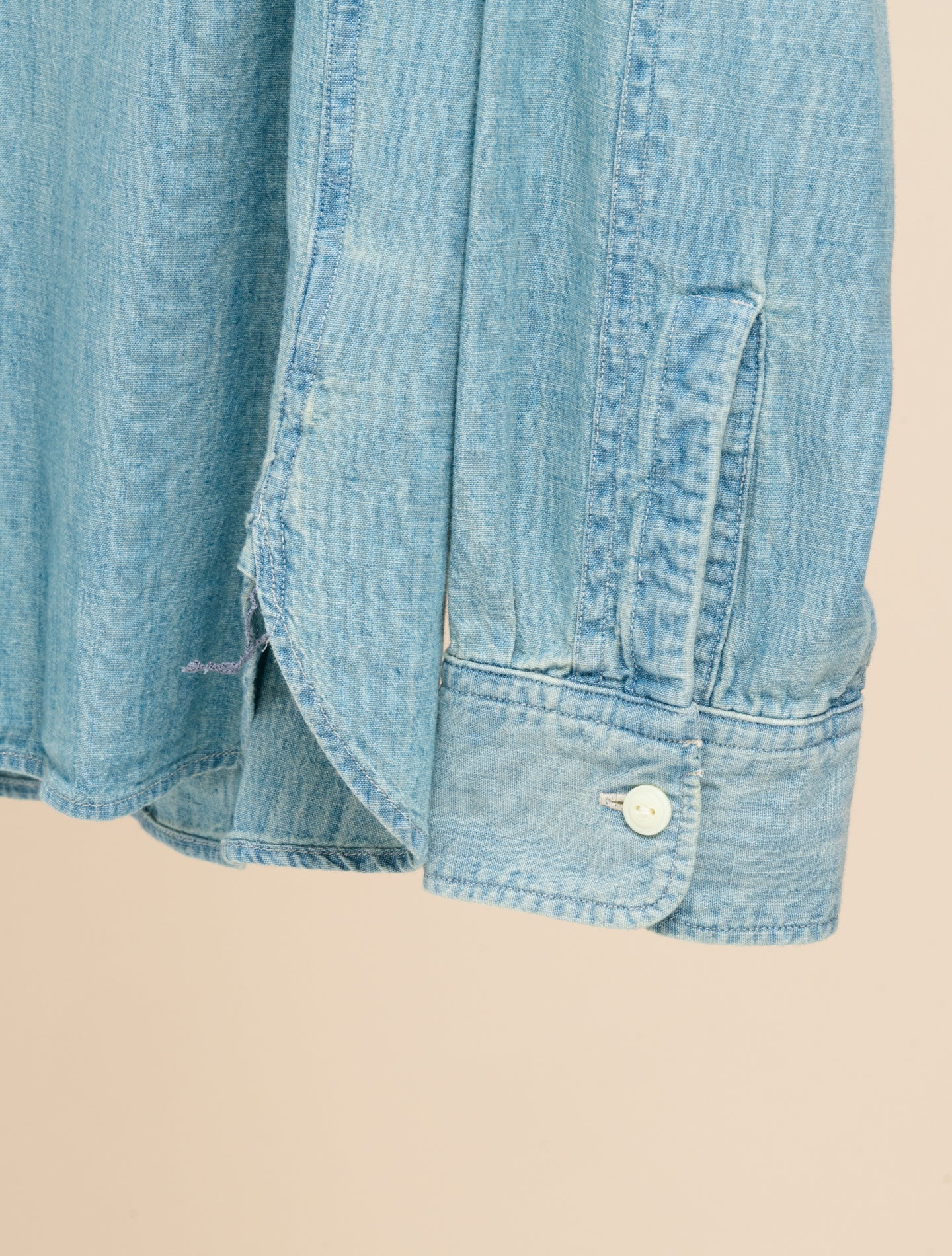 RRL Indigo Chambray Workshirt Medium Wash | Vintage Craft | Gabucci