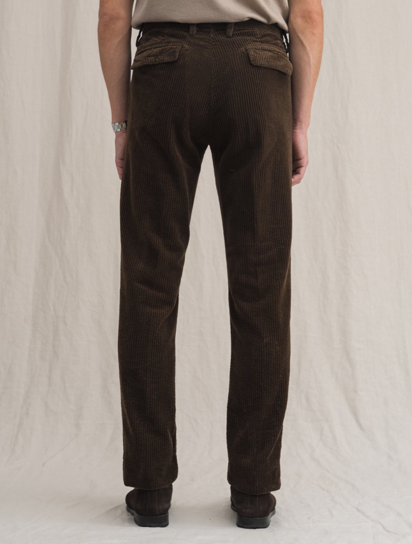 Ionio2 Corduroy Trousers Brown | Gabucci