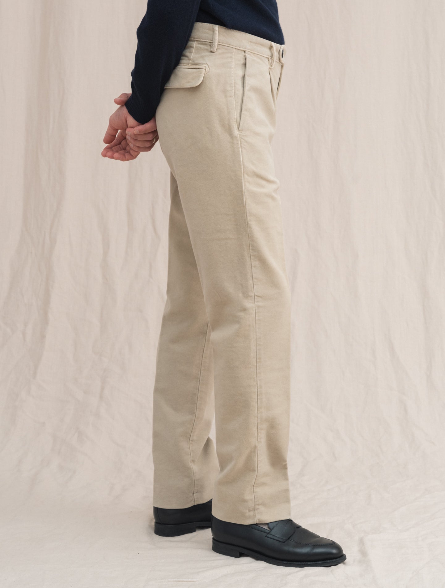 Ionio2 Moleskin Trousers Naturale Massimo Alba Trousers 46