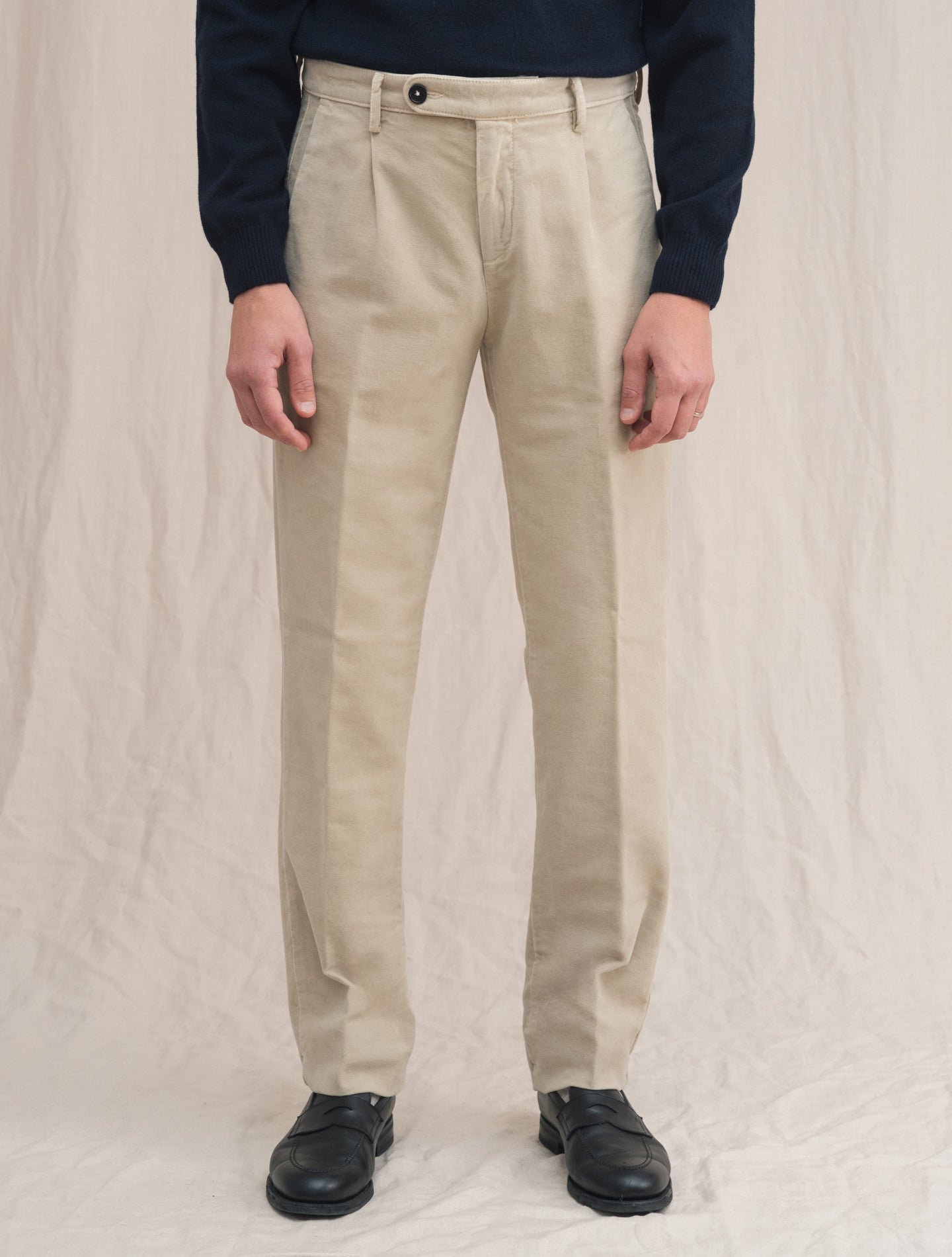 Ionio2 Moleskin Trousers Naturale Massimo Alba Trousers 46