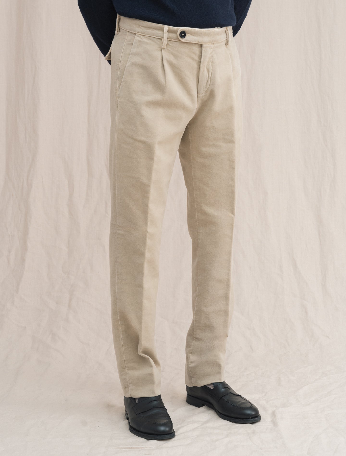 Ionio2 Moleskin Trousers Naturale Massimo Alba Trousers 46