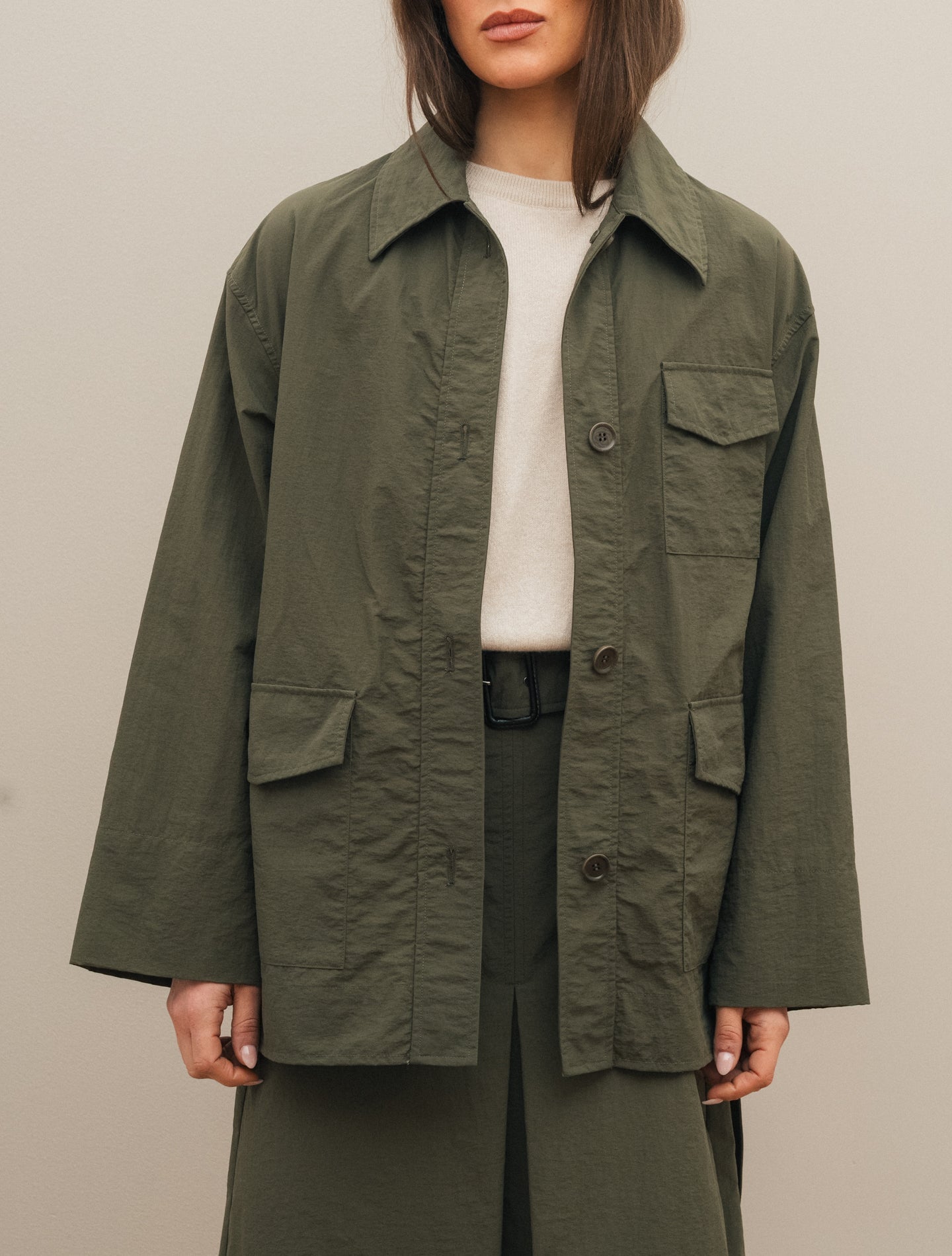 Kaloni Nylon Jacket Military Aspesi Outerwear XS