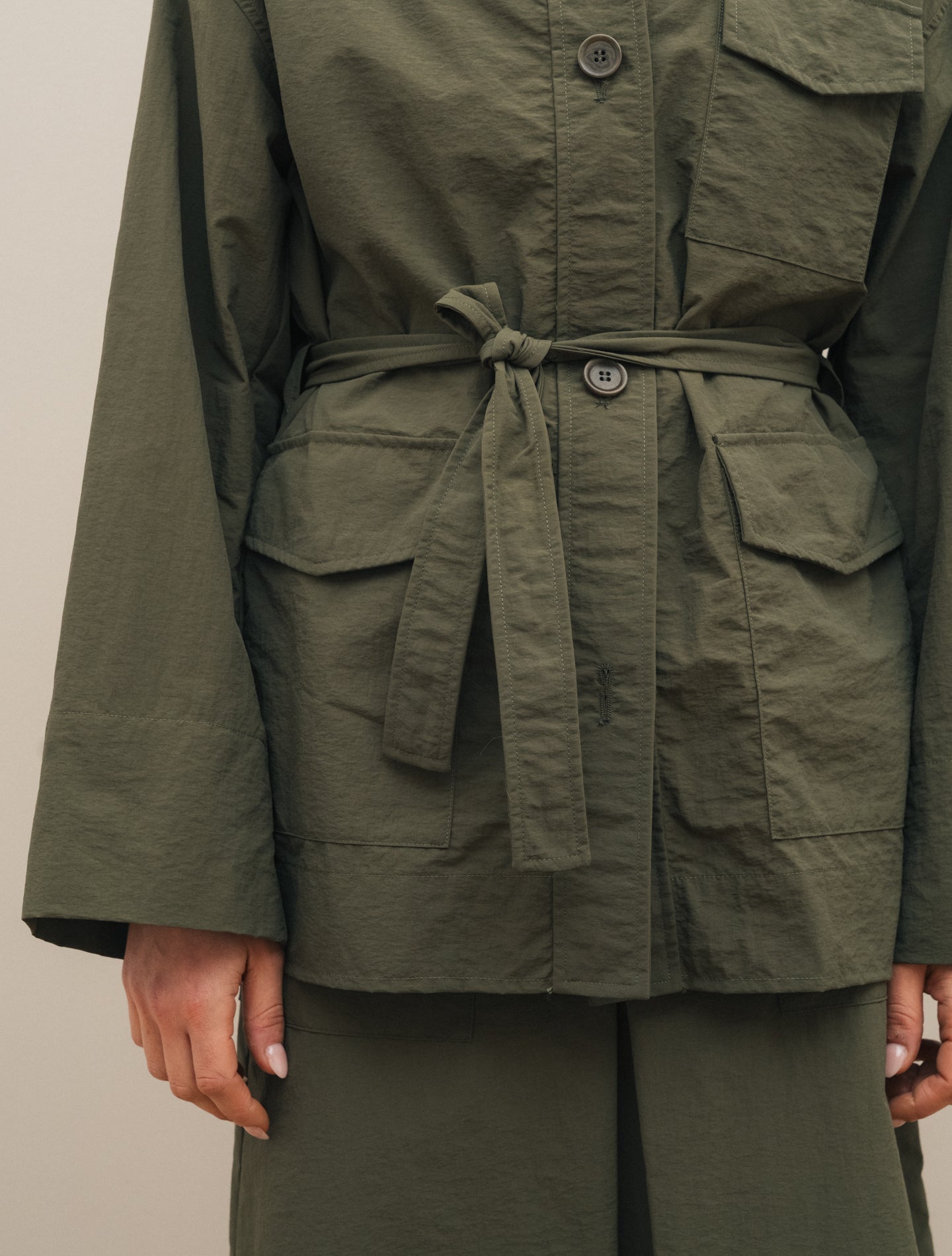 Kaloni Nylon Jacket Military Aspesi Outerwear XS