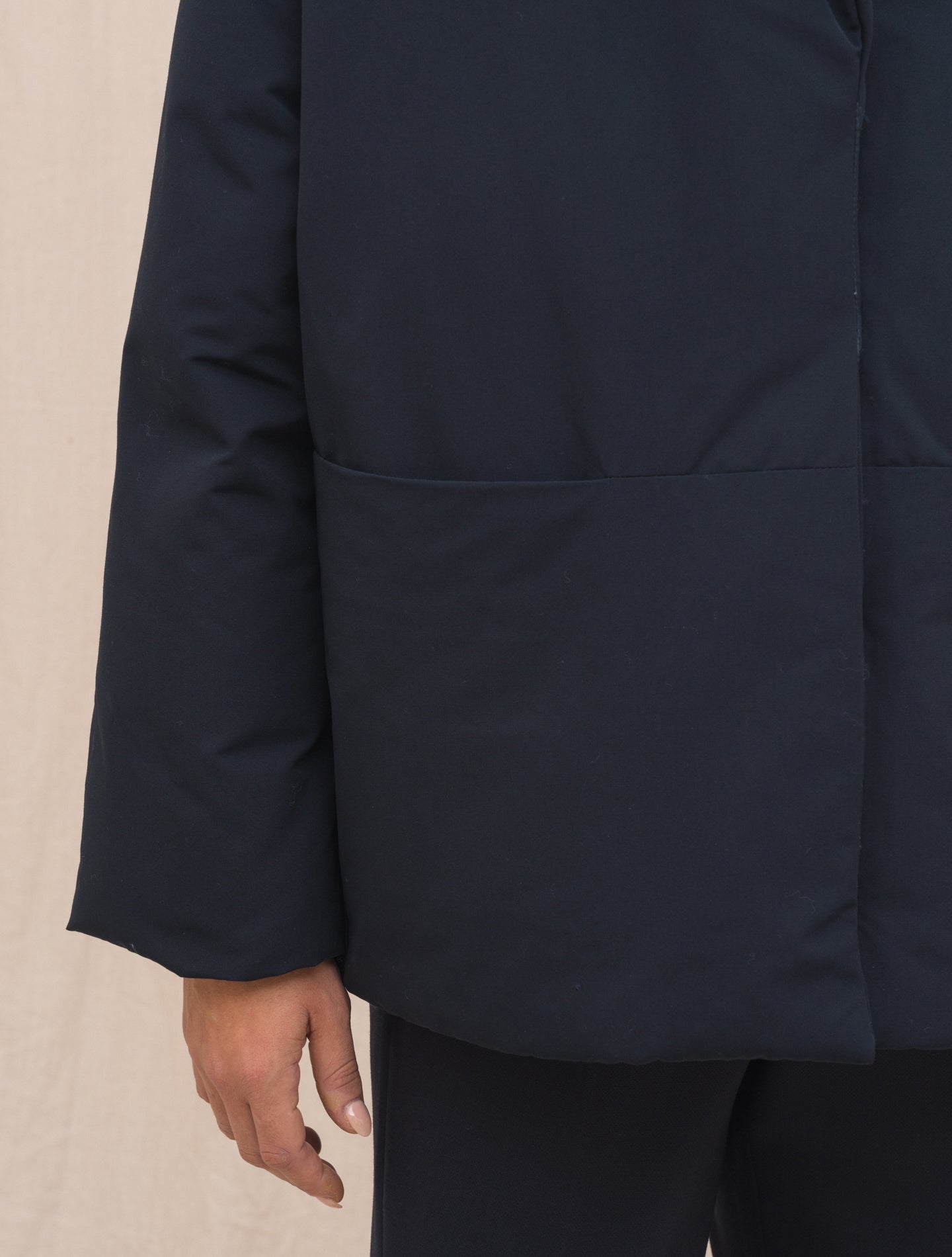 Kelsi Padded Jacket Navy Aspesi Outerwear Gabucci