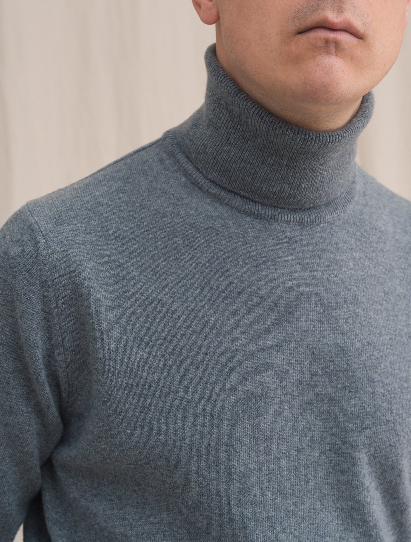 Knitted Rollneck Grey Morgano Knitwear 46