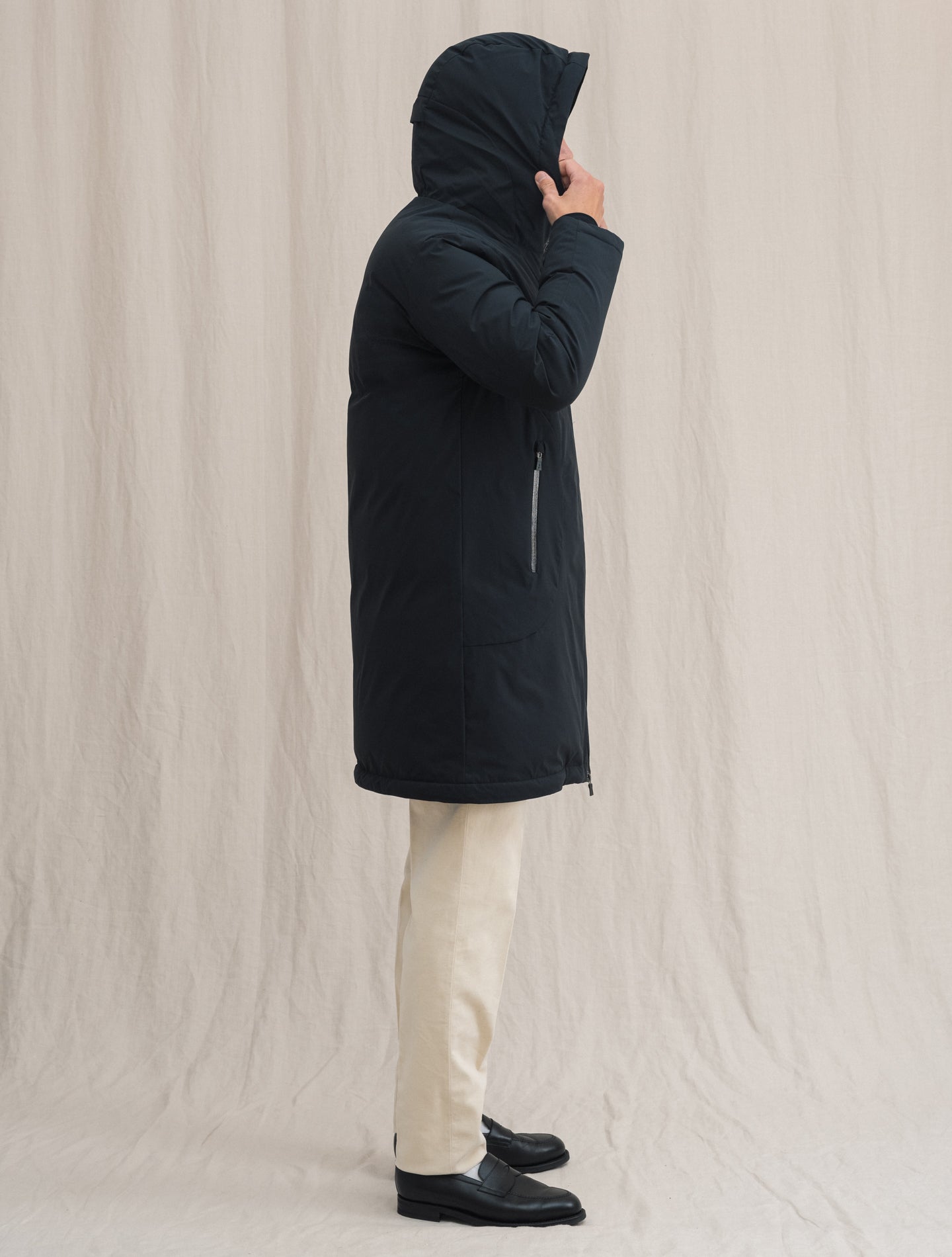 Laminar Down Parka Dark Navy | Gabucci