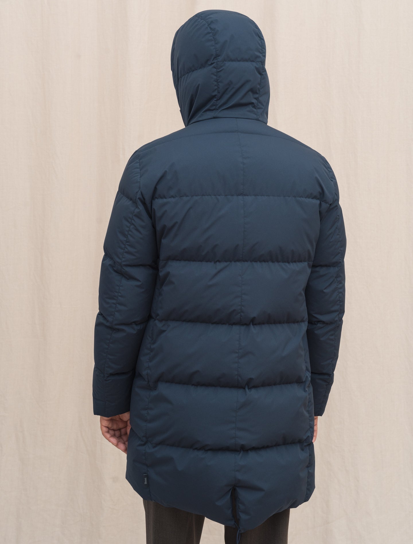 Laminar Down Parka Navy Herno Outerwear 48