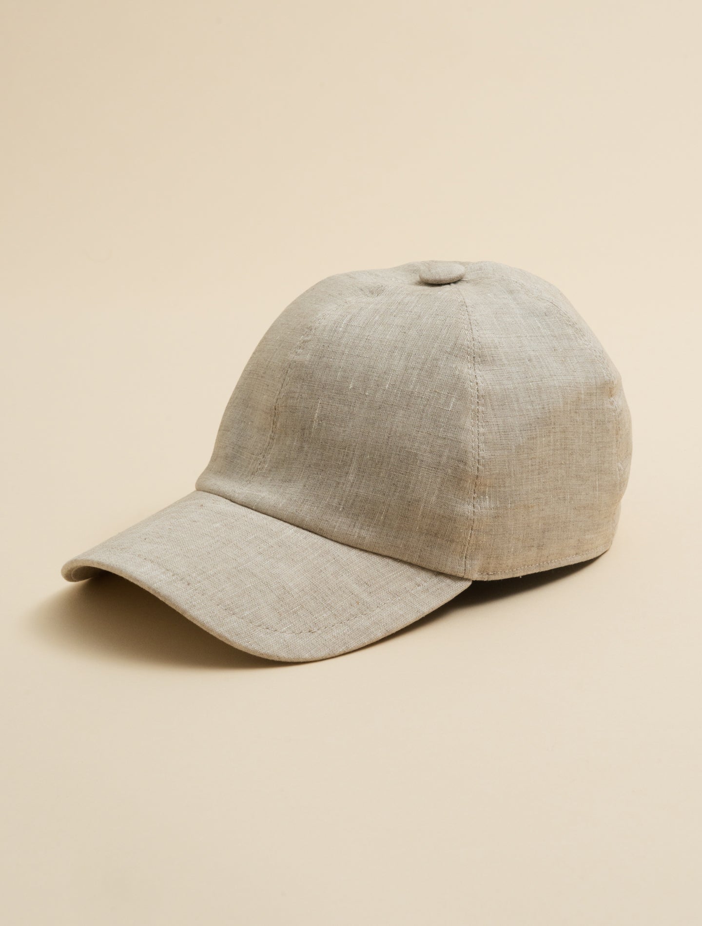 Land Lino Baseball Cap Beige Fedeli Hats M