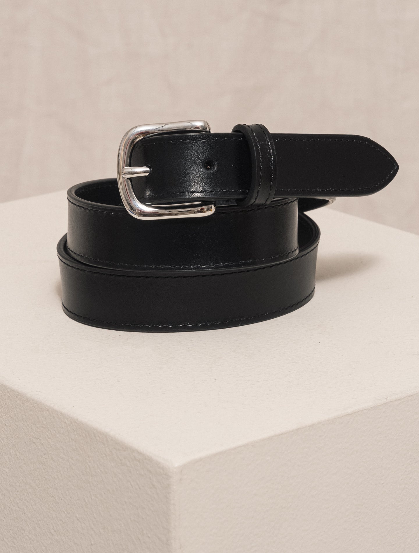 Leather Belt Black | Gabucci