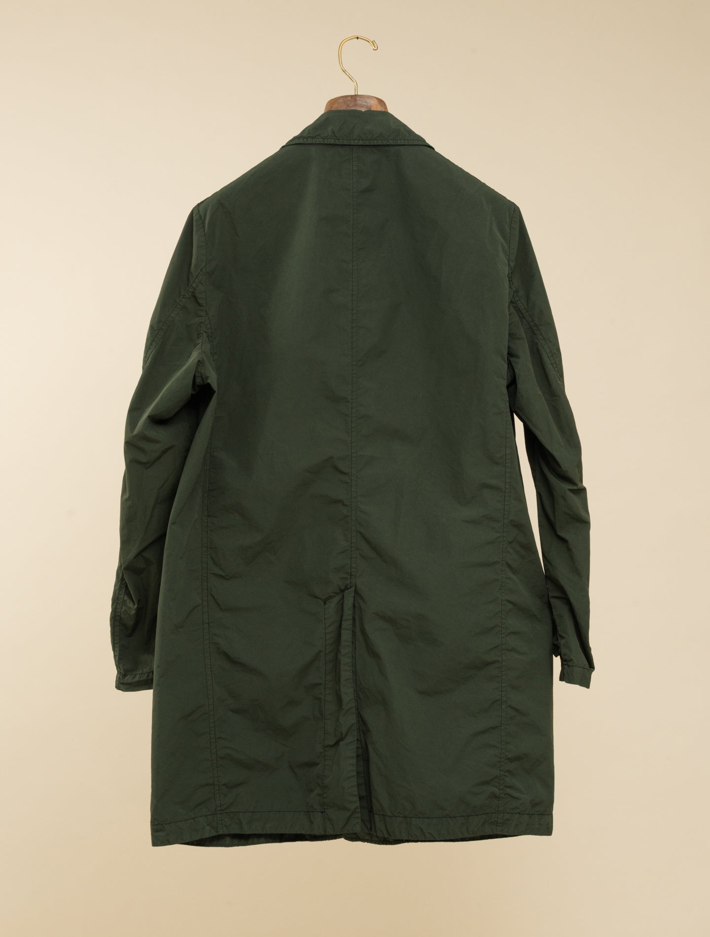 Lemon Water - repellent Nylon Coat Military Aspesi Outerwear M