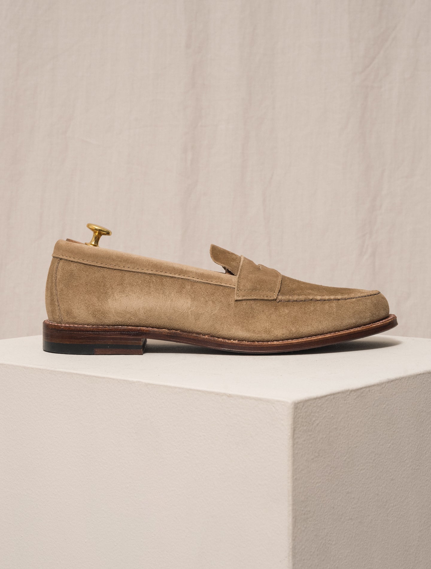 LHS Penny Loafer Tan | Gabucci