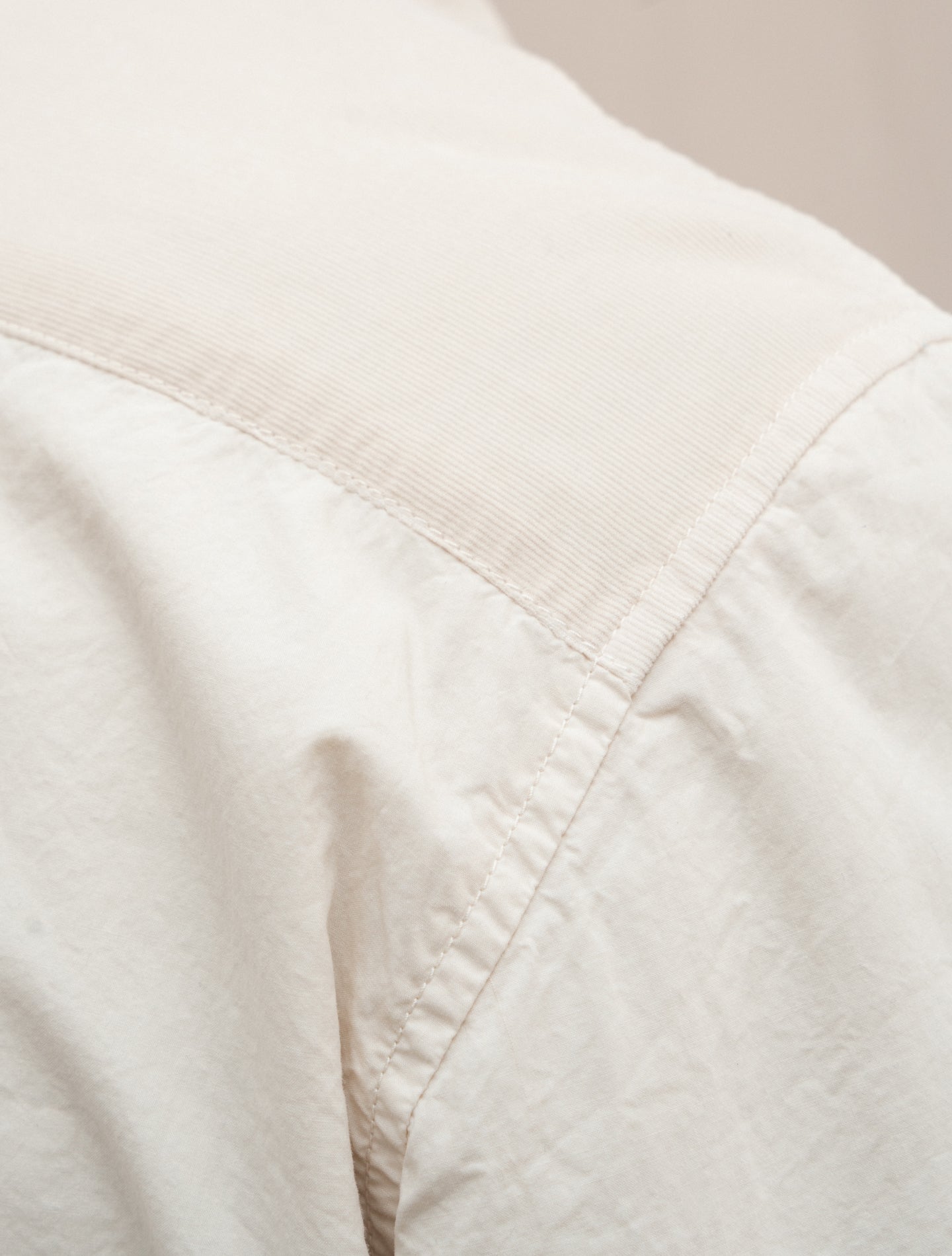 Light Padded Cotton Shirt Jacket Ivory Aspesi Outerwear S