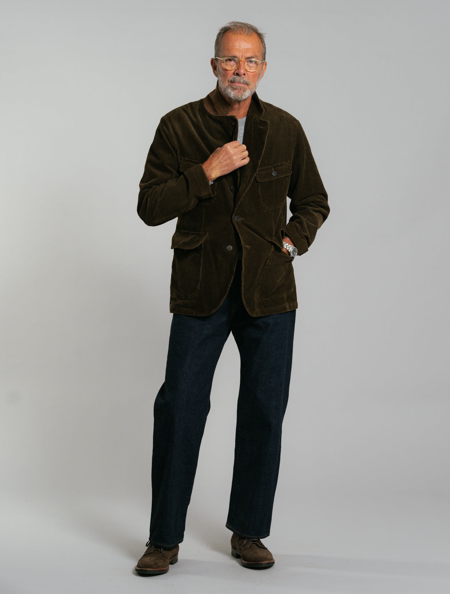 RRL Corduroy Sport Coat Brown | Vintage Texture & Ease | Gabucci