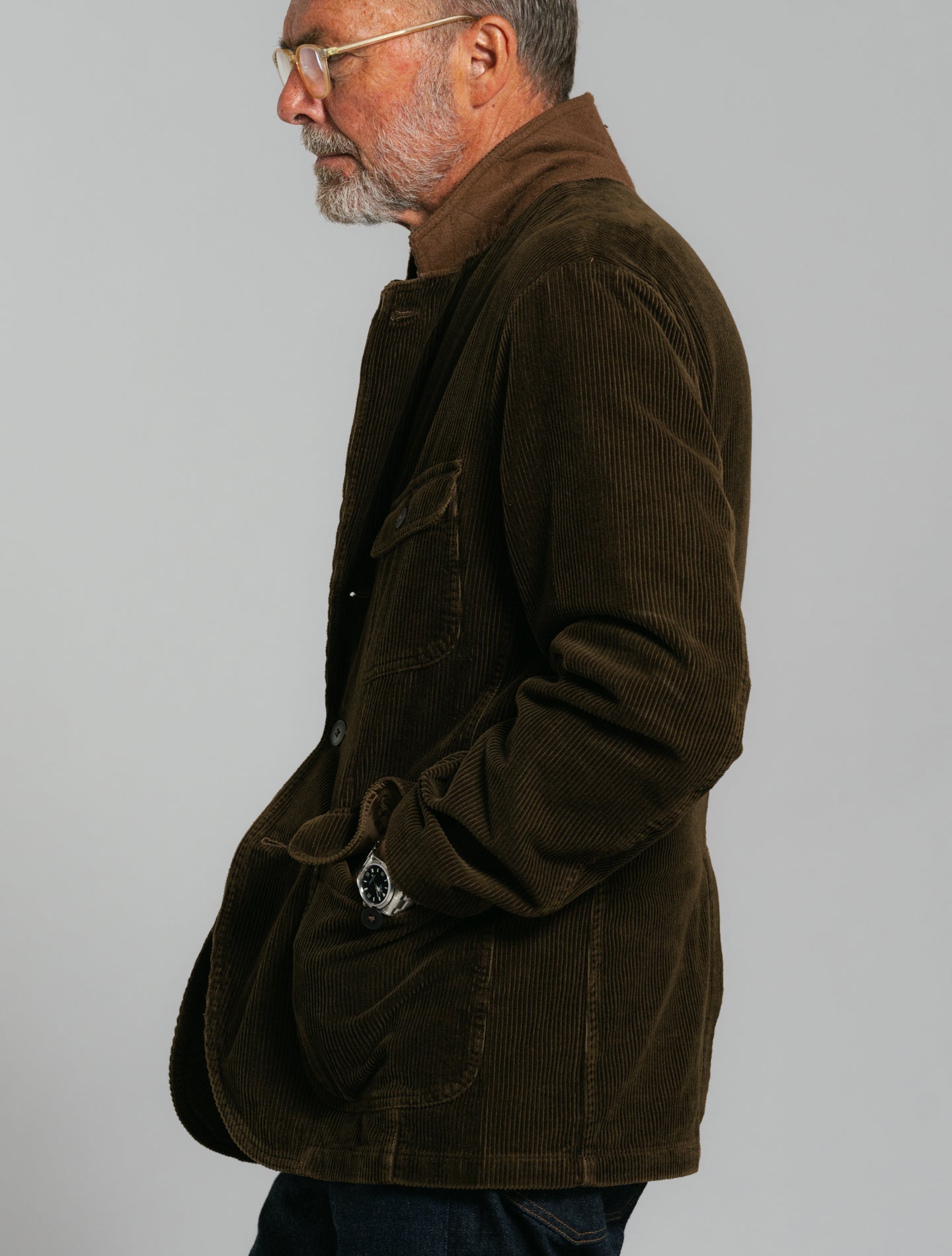 RRL Corduroy Sport Coat Brown | Vintage Texture & Ease | Gabucci