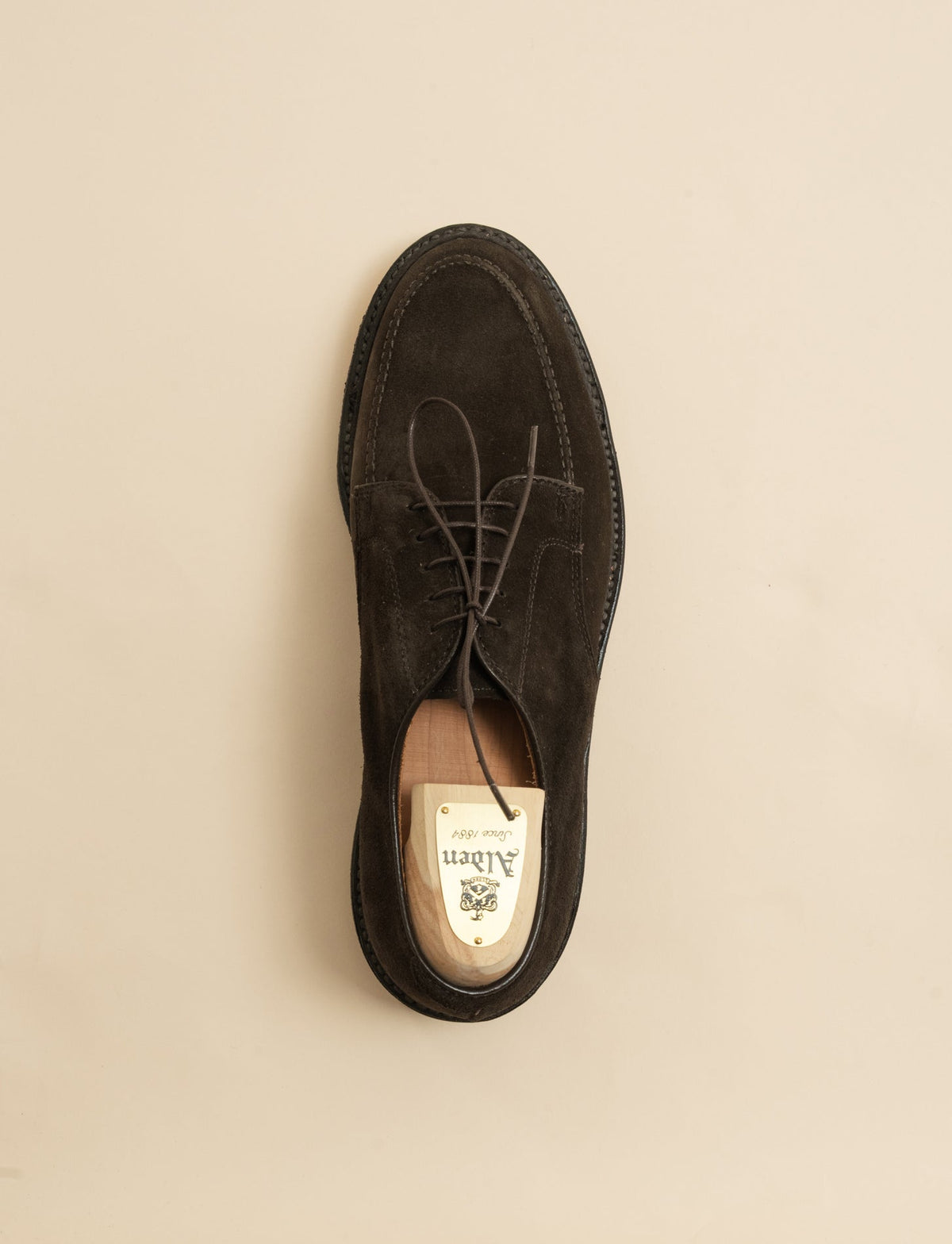 Limited Edition Mocc-Toe Derby Shoe Dark Brown Alden Shoes US 7