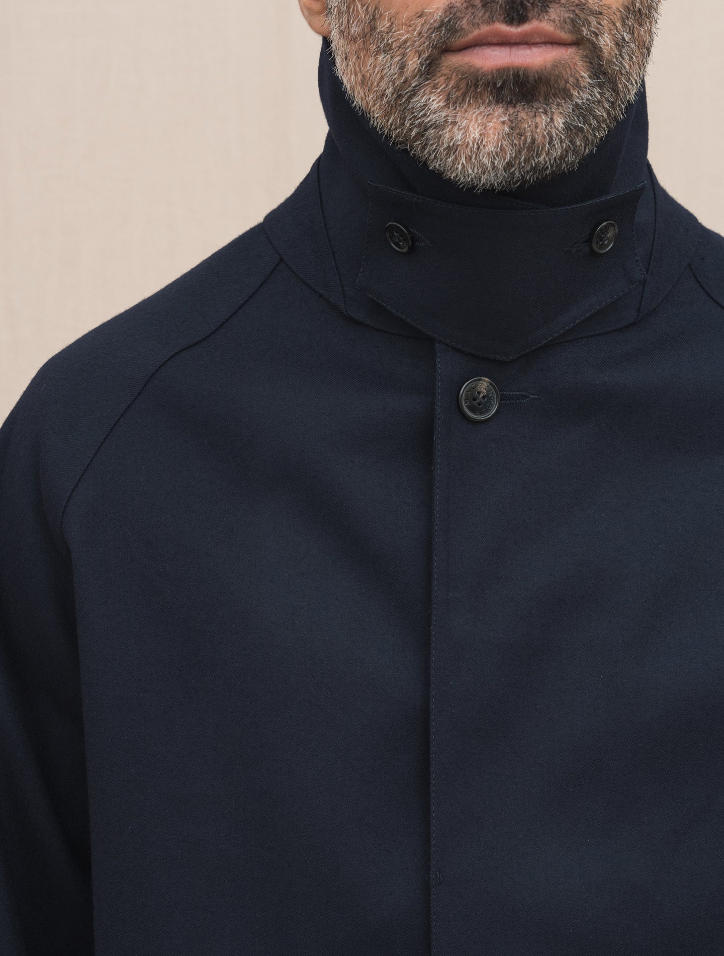 Limited Edition Selwyn Bonded Wool - Gabucci 30 Navy Mackintosh Outerwear Gabucci