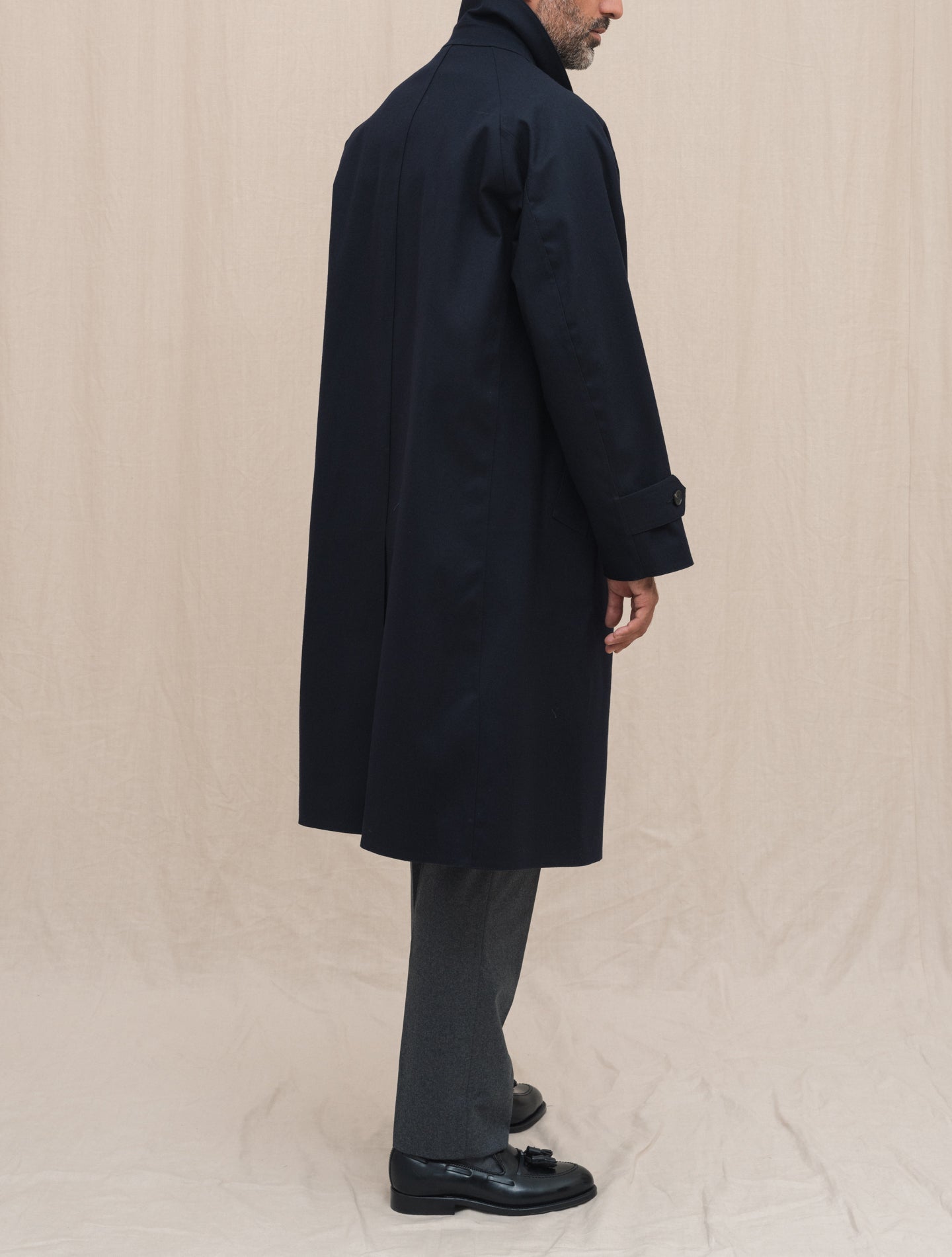 Limited Edition Selwyn Bonded Wool - Gabucci 30 Navy Mackintosh Outerwear Gabucci