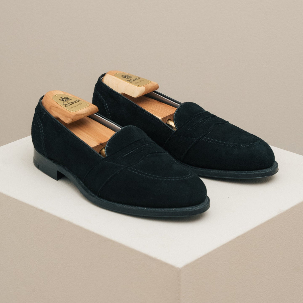 Alden Loafer Black | Limited Edition Suede Elegance | Gabucci