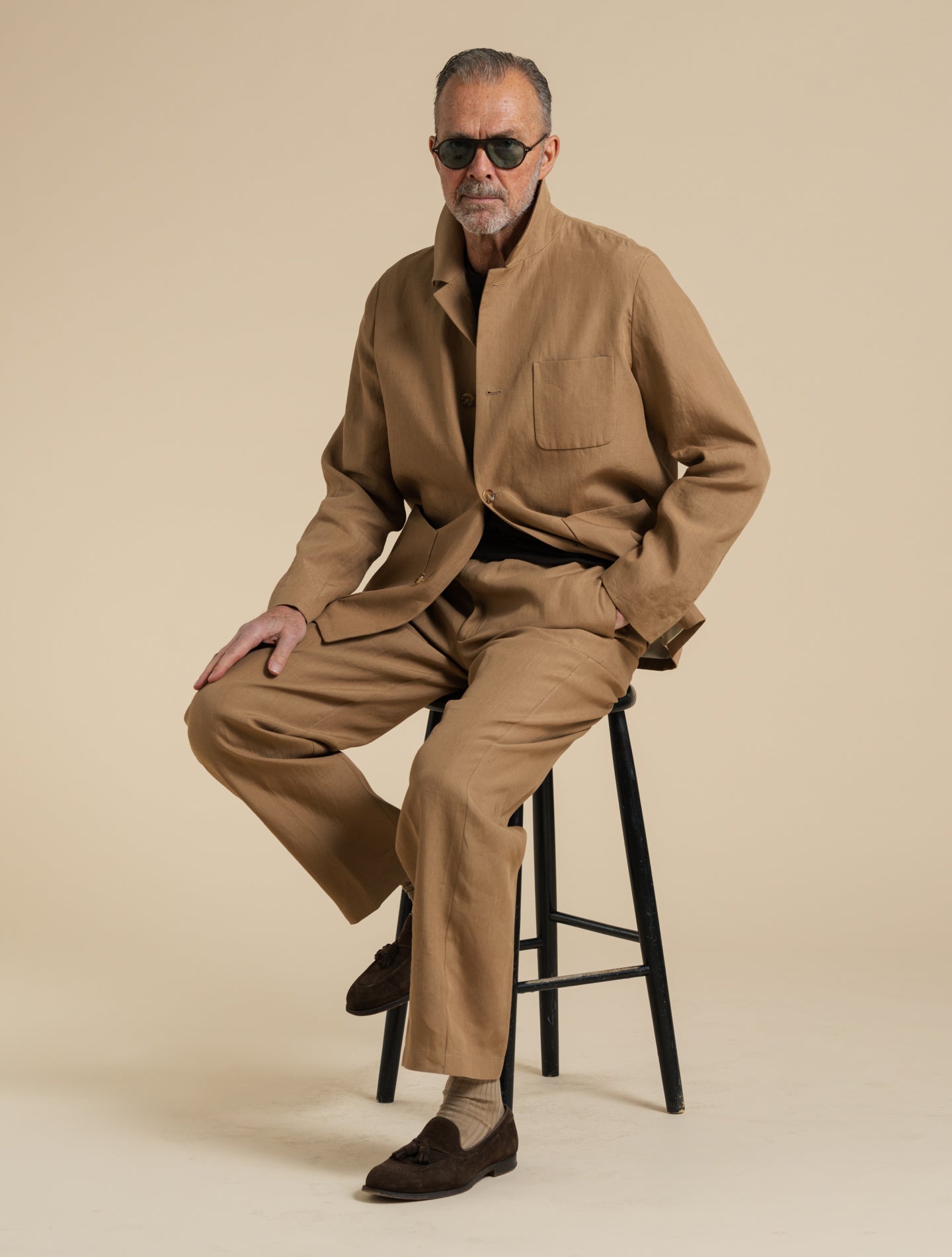 Linen Cotton Silk Shirt Jacket Terra Lardini Jackets 48