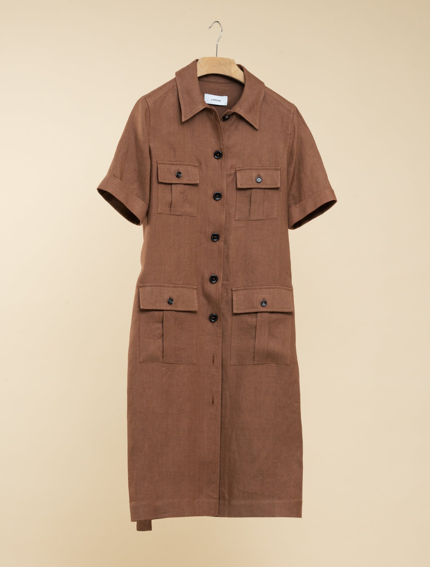 Linen Safari Dress Terra Lardini Dresses IT 38