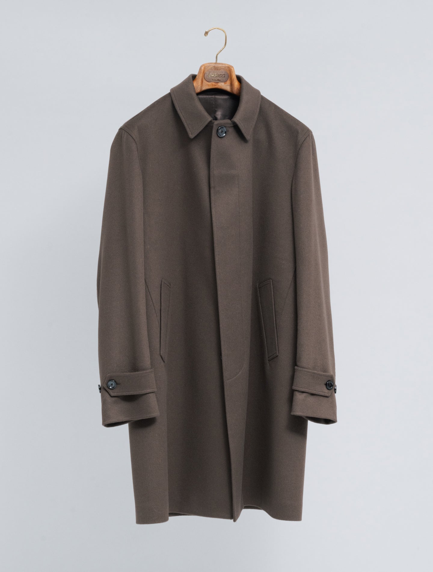 Loro Piana Cashmere Carcoat Brown Lardini Outerwear 48