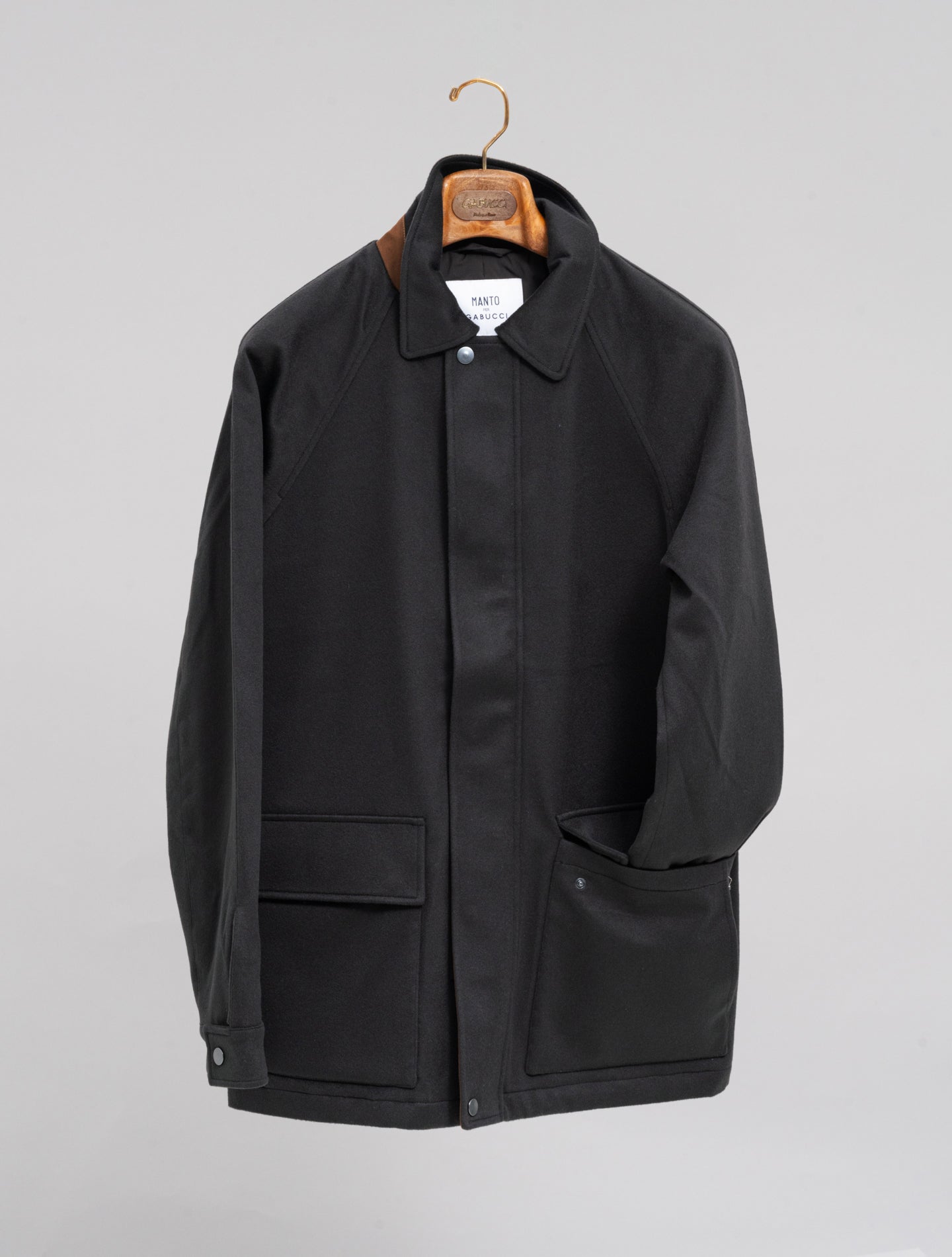 Loro Piana Storm System Shooting Jacket Coffee Manto Outerwear 48