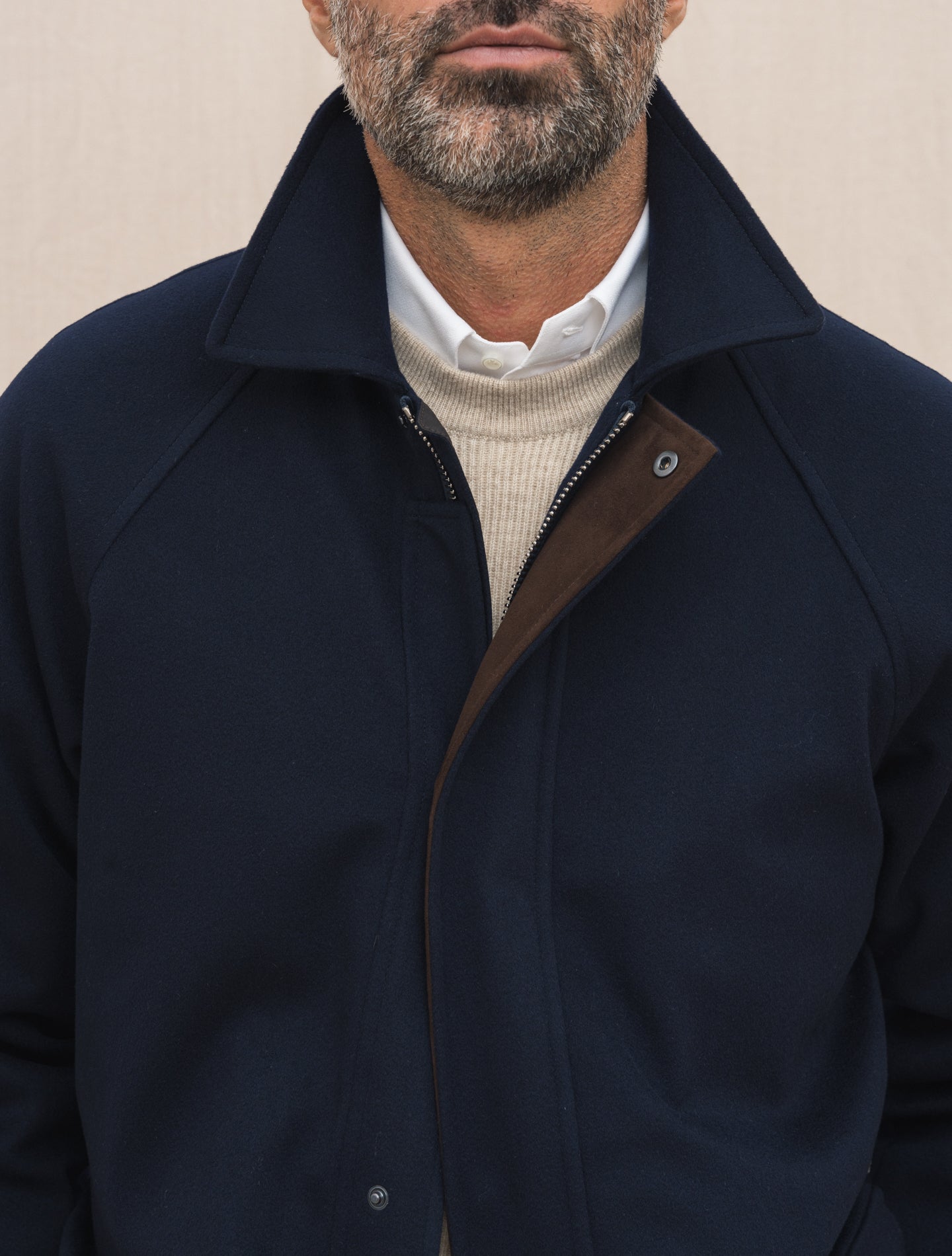 Loro Piana Storm System Shooting Jacket - Gabucci 30 Navy Manto Outerwear 48