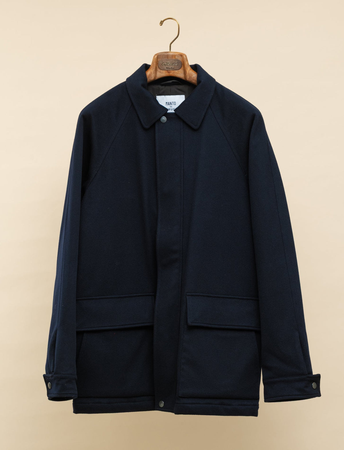 Loro Piana Storm System Shooting Jacket Navy Manto Outerwear 48