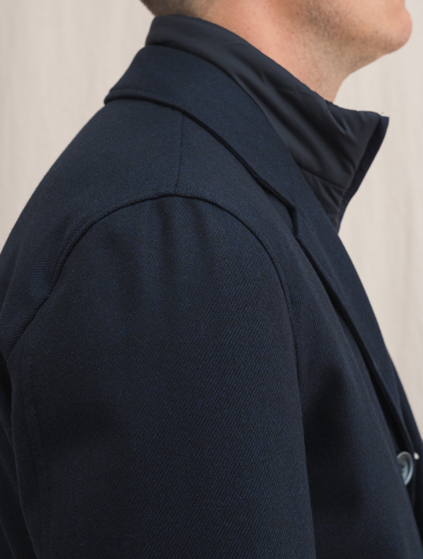 Loro Piana Storm System Wool Cashmere Jacket Navy | Gabucci