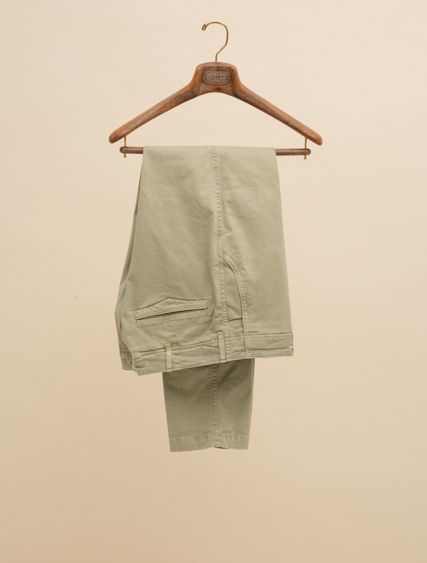 Military Cotton Twill Regular fit Slacks Beige Incotex Trousers 30