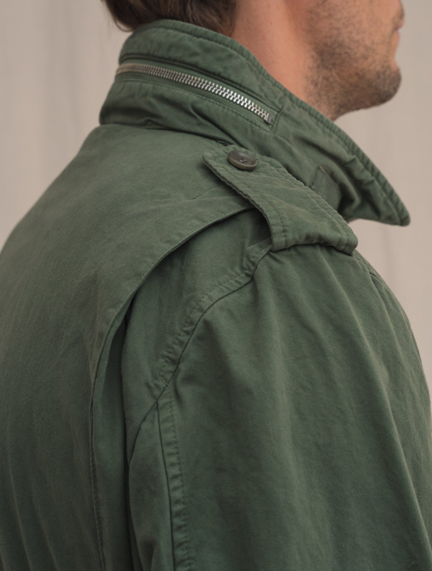 Minifield Jacket Cotton Green | Gabucci