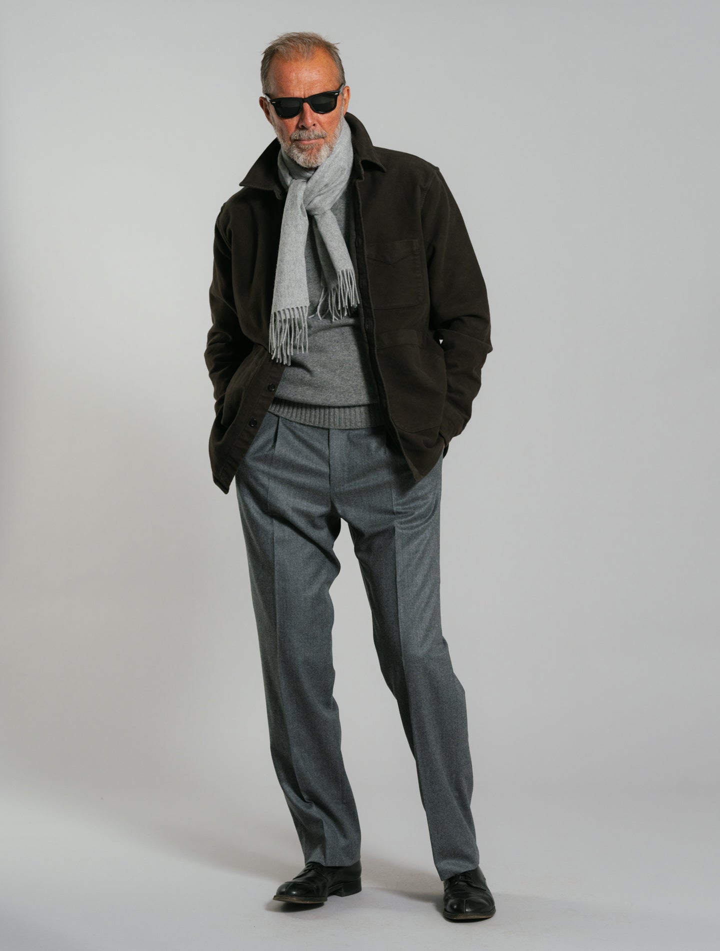 Moleskin Utility Shirt Brown Aspesi Overshirts M