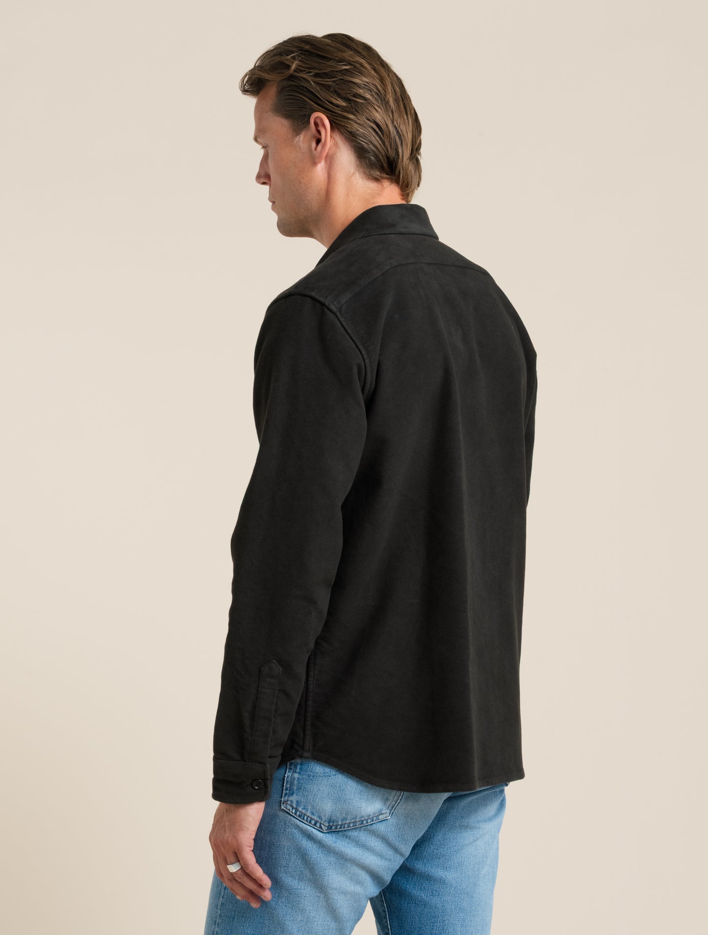 Moleskin Utility Shirt Brown Aspesi Overshirts M