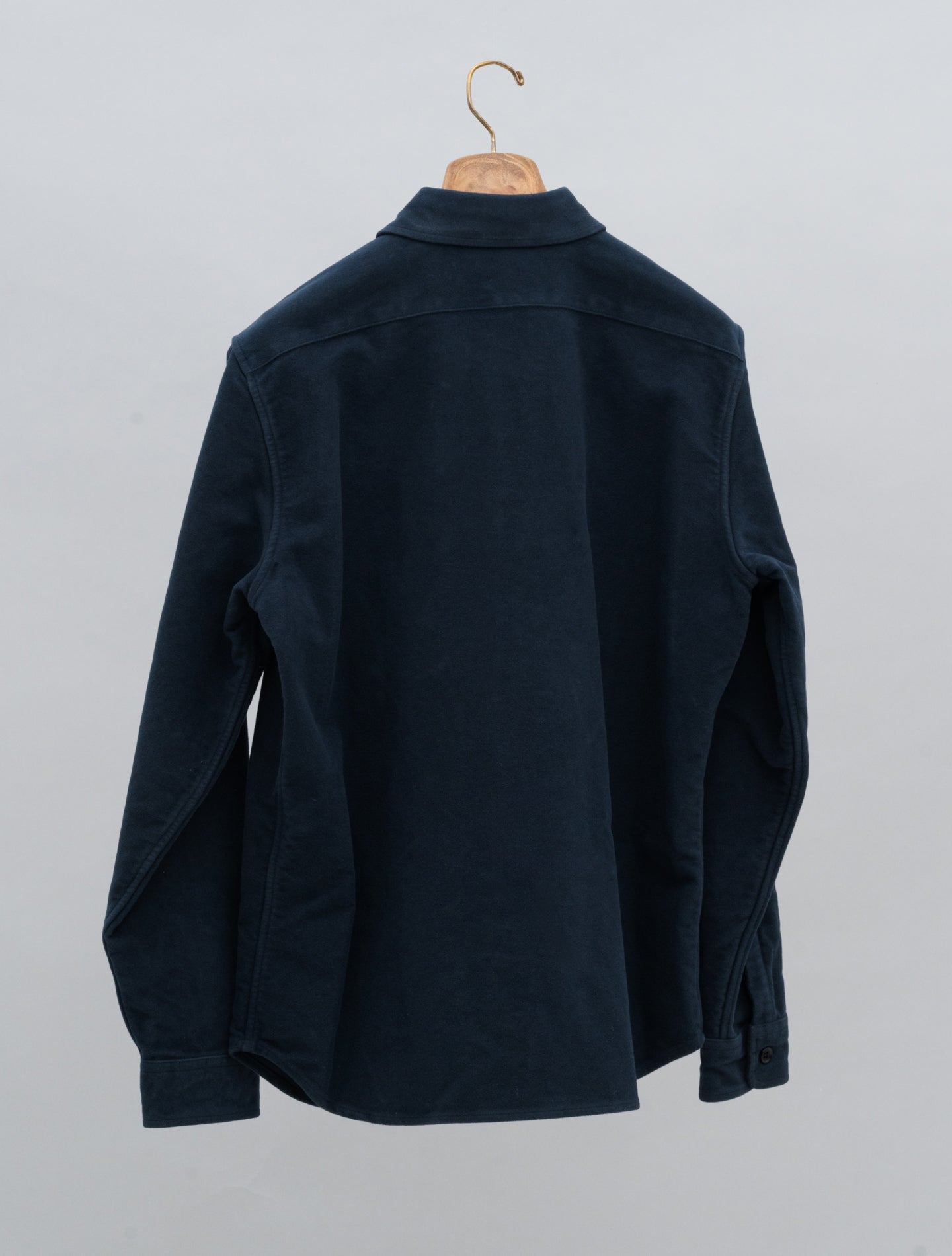 Moleskin Utility Shirt Navy Aspesi Overshirts M