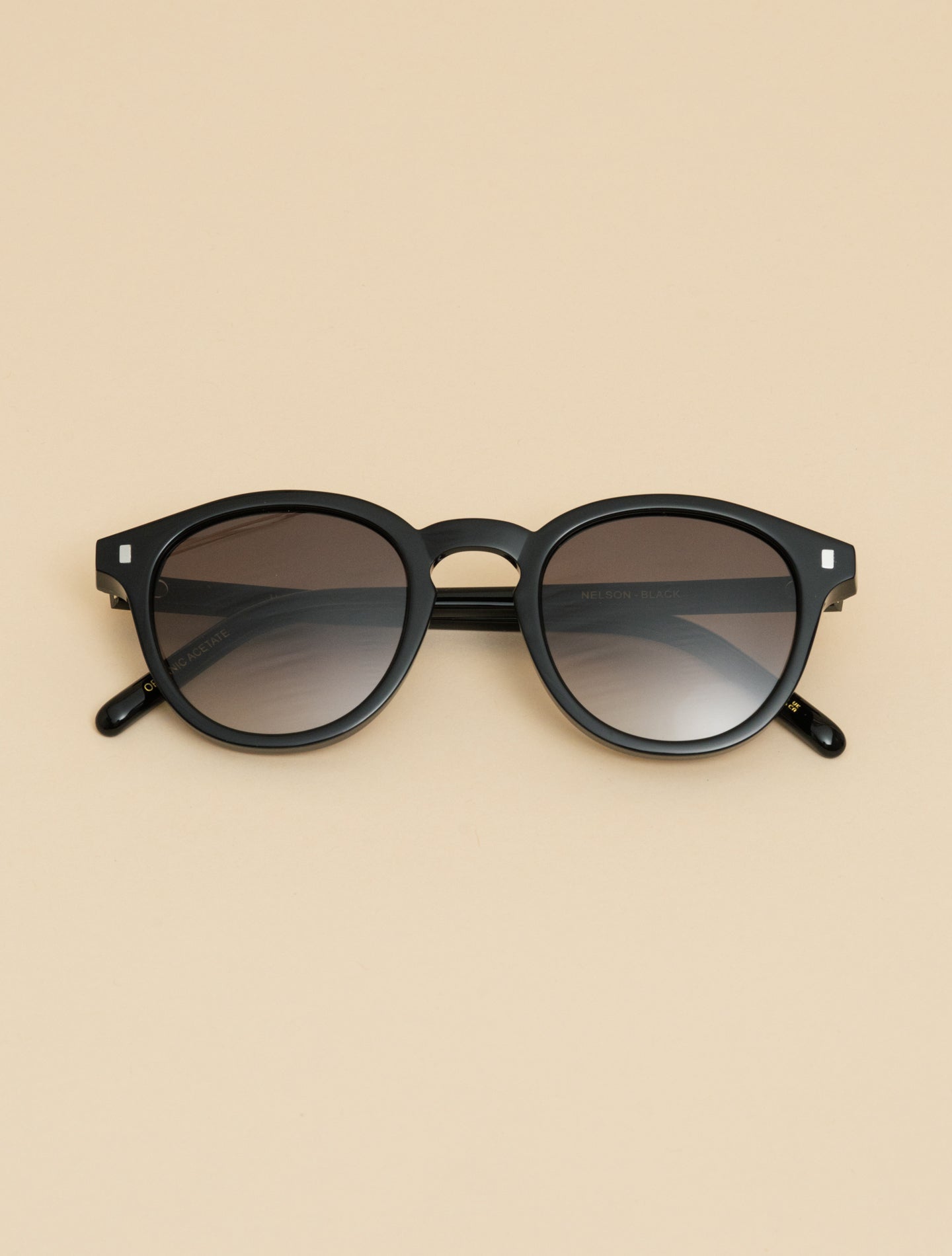 Monokel Nelson Sunglasses Black | Grey Lens | Gabucci