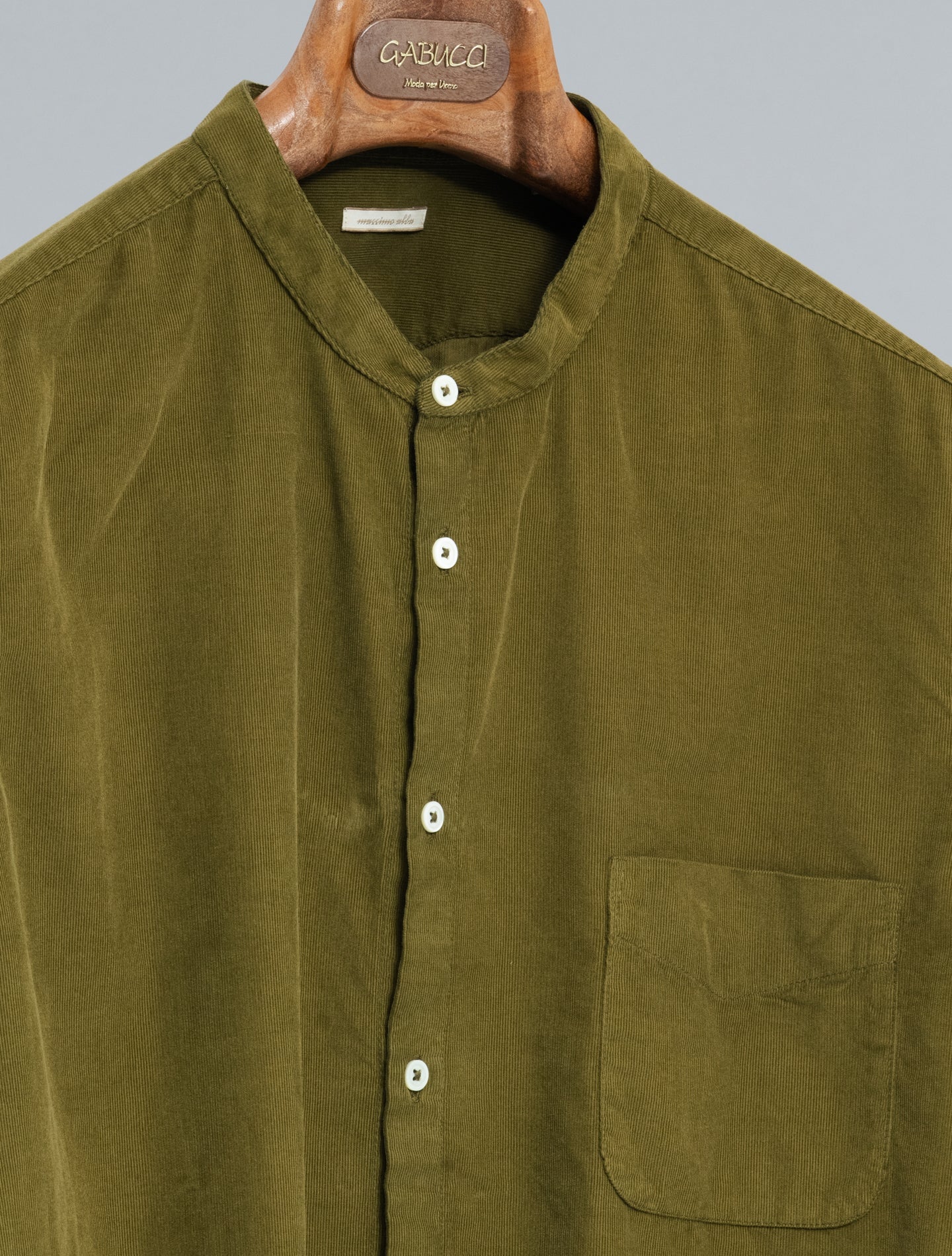 Noto Baby Corduroy Shirt Military Massimo Alba Shirts S