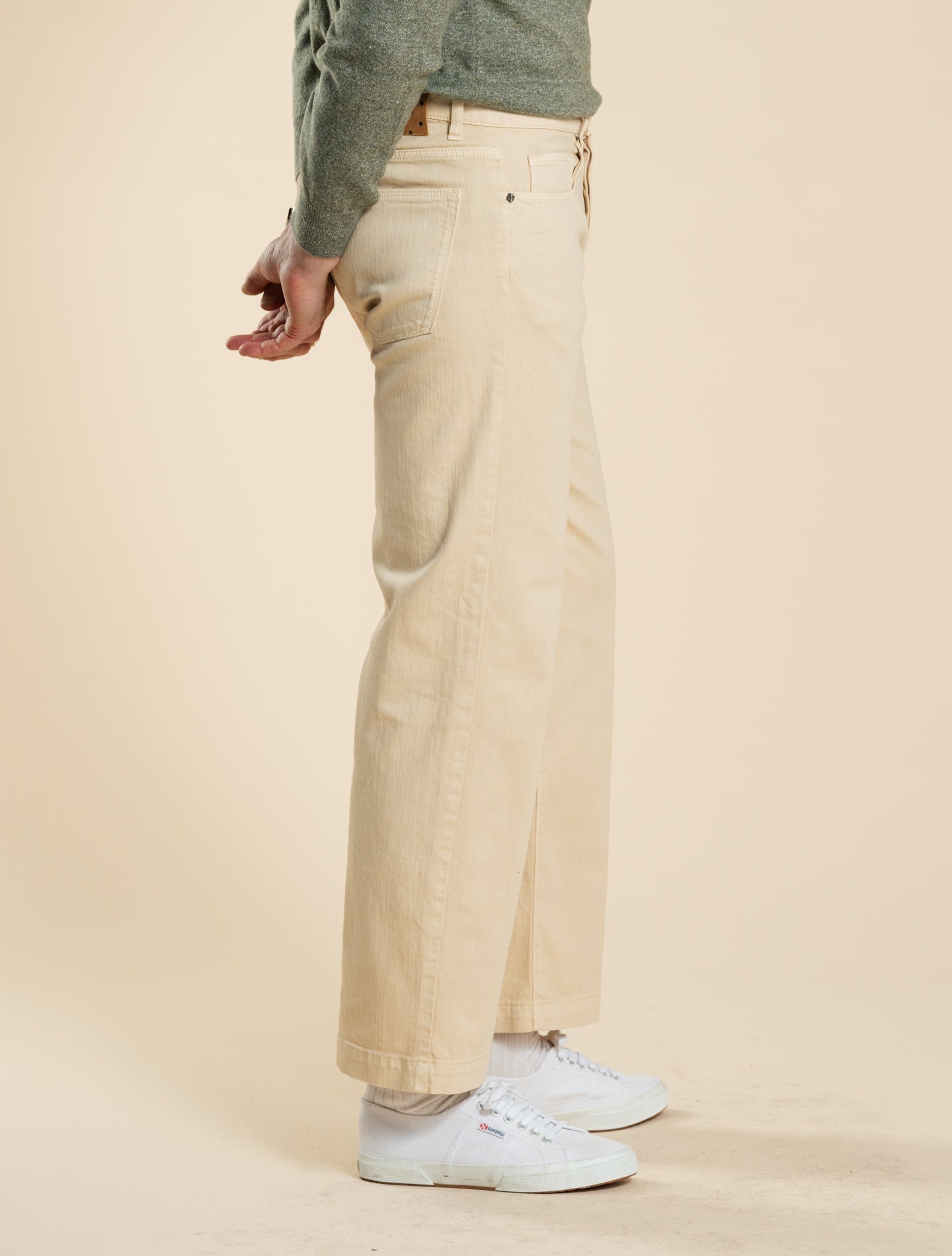 Oceano Cotton Trousers Beige Massimo Alba Trousers 31