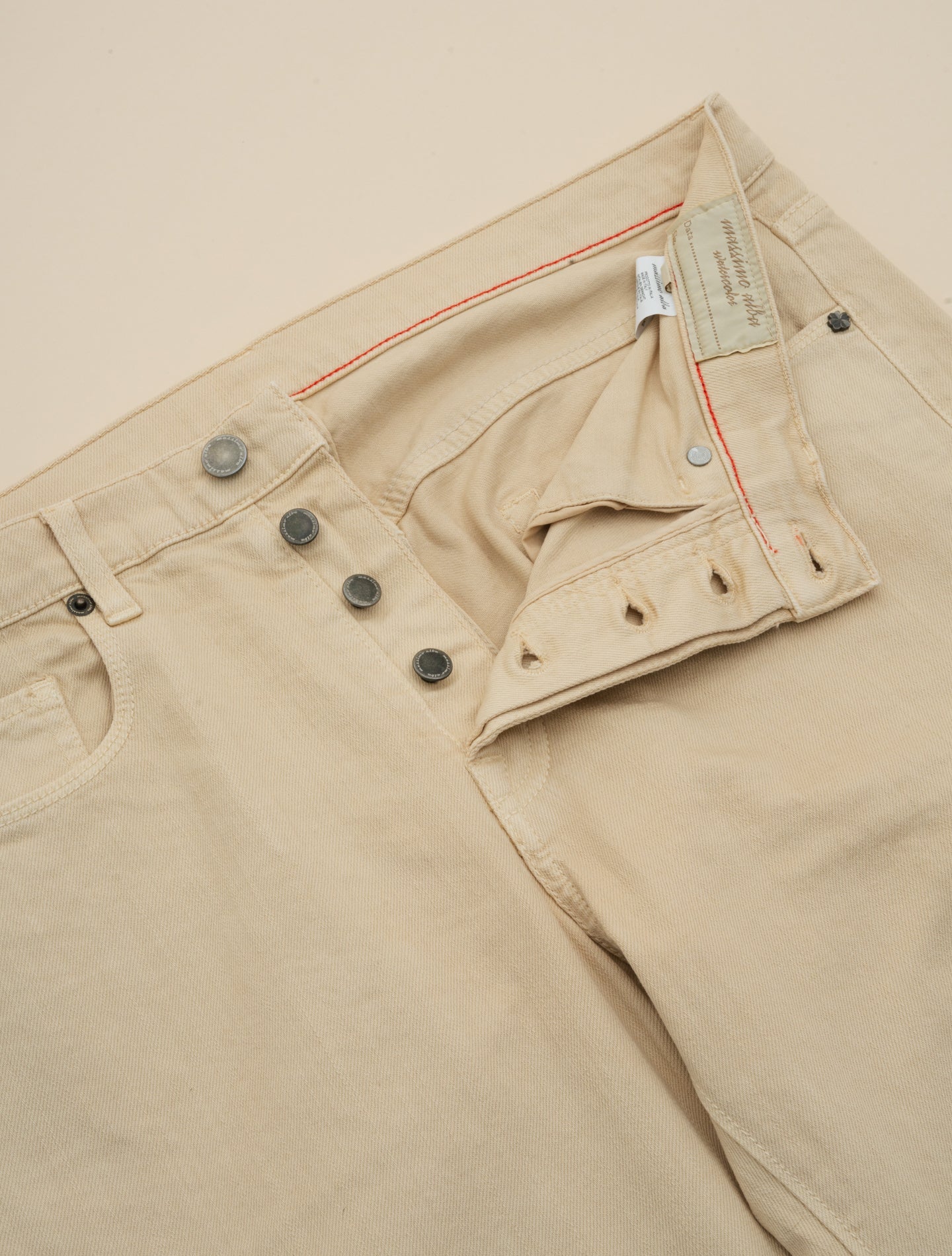 Oceano Cotton Trousers Beige Massimo Alba Trousers 31