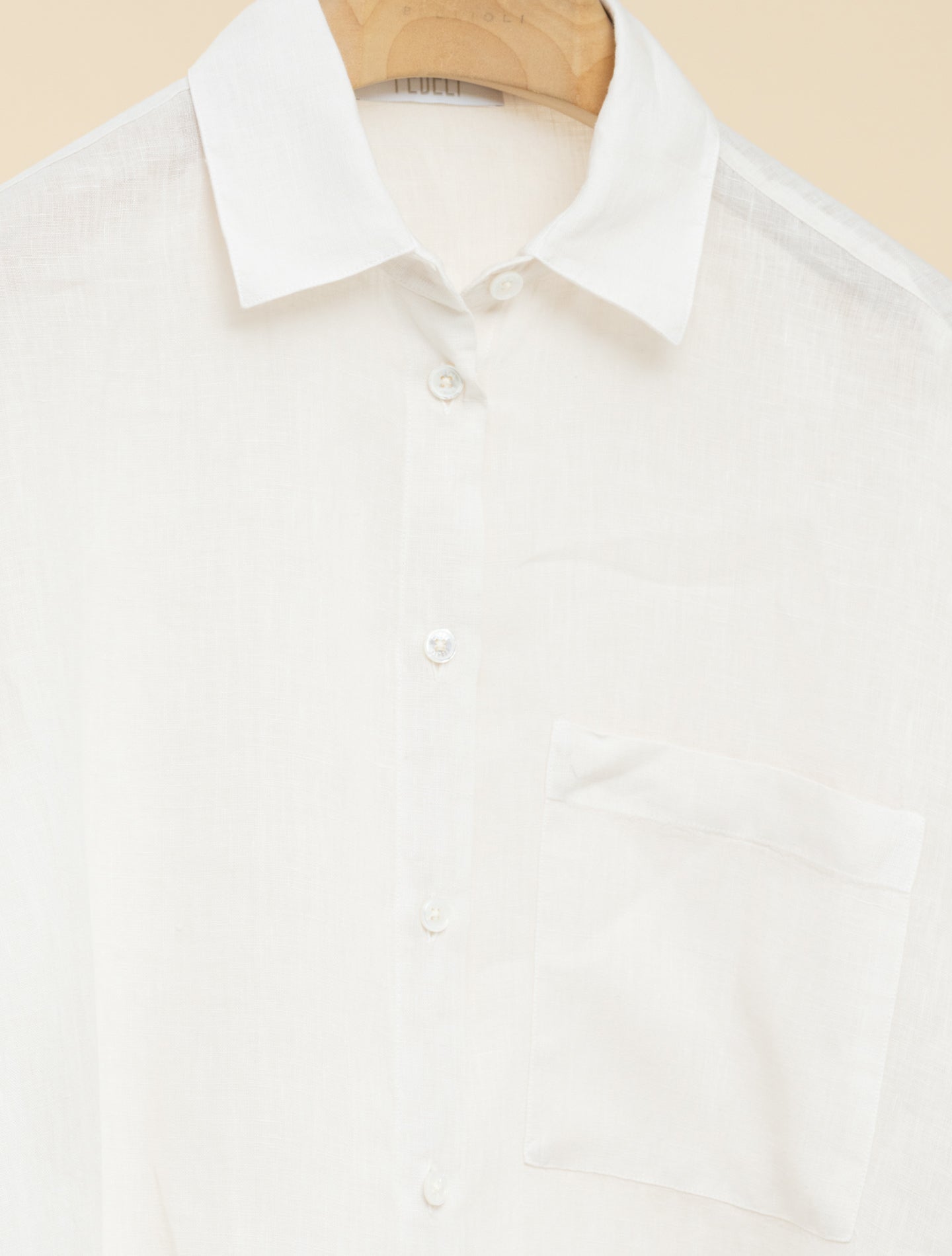 Palmaria Linen Shirt Sand Fedeli Shirts IT 38