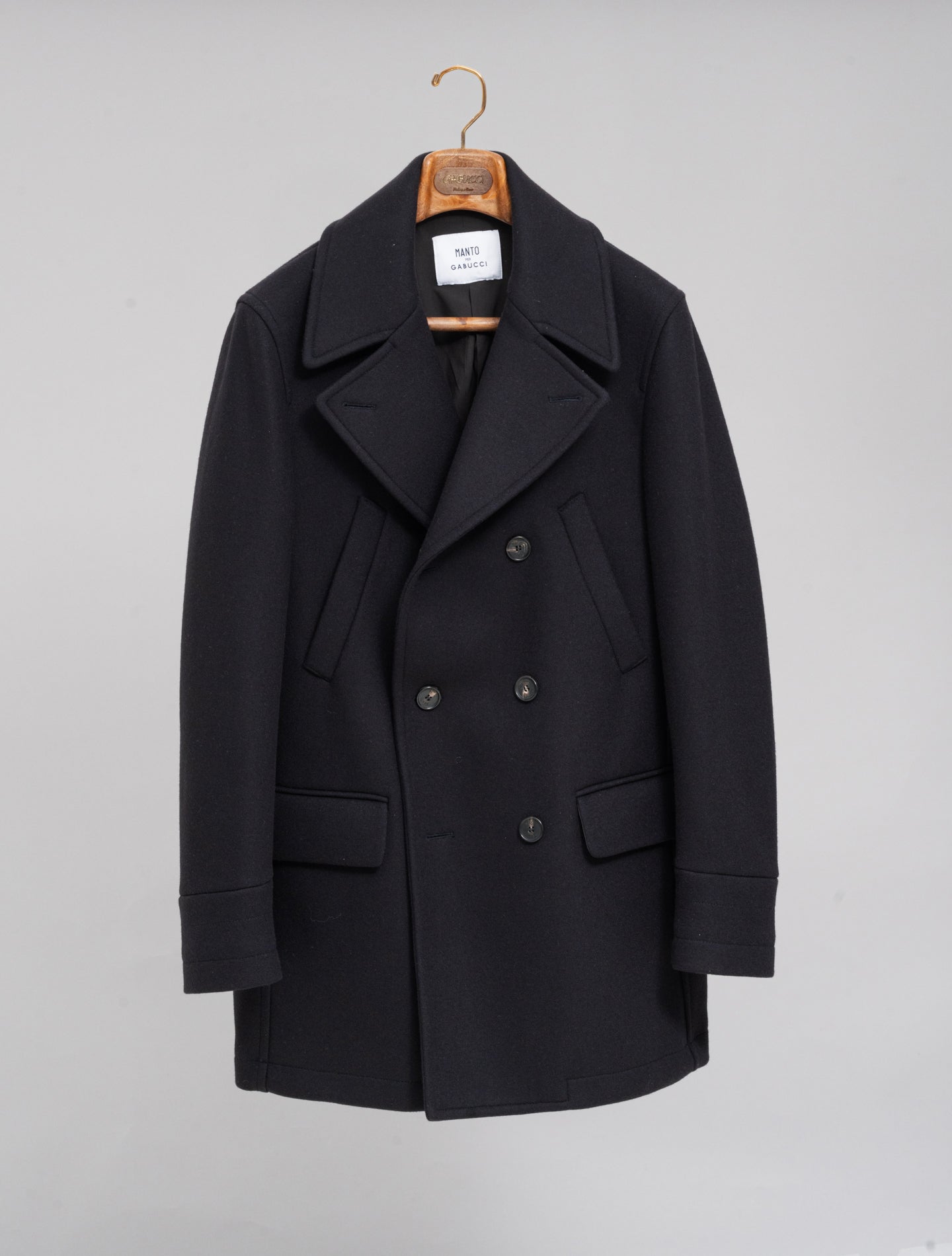 Peacoat Nautilus Navy Manto Outerwear 48
