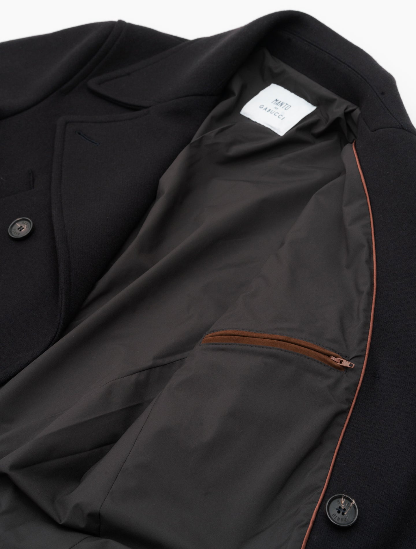 Peacoat Nautilus Navy Manto Outerwear 48