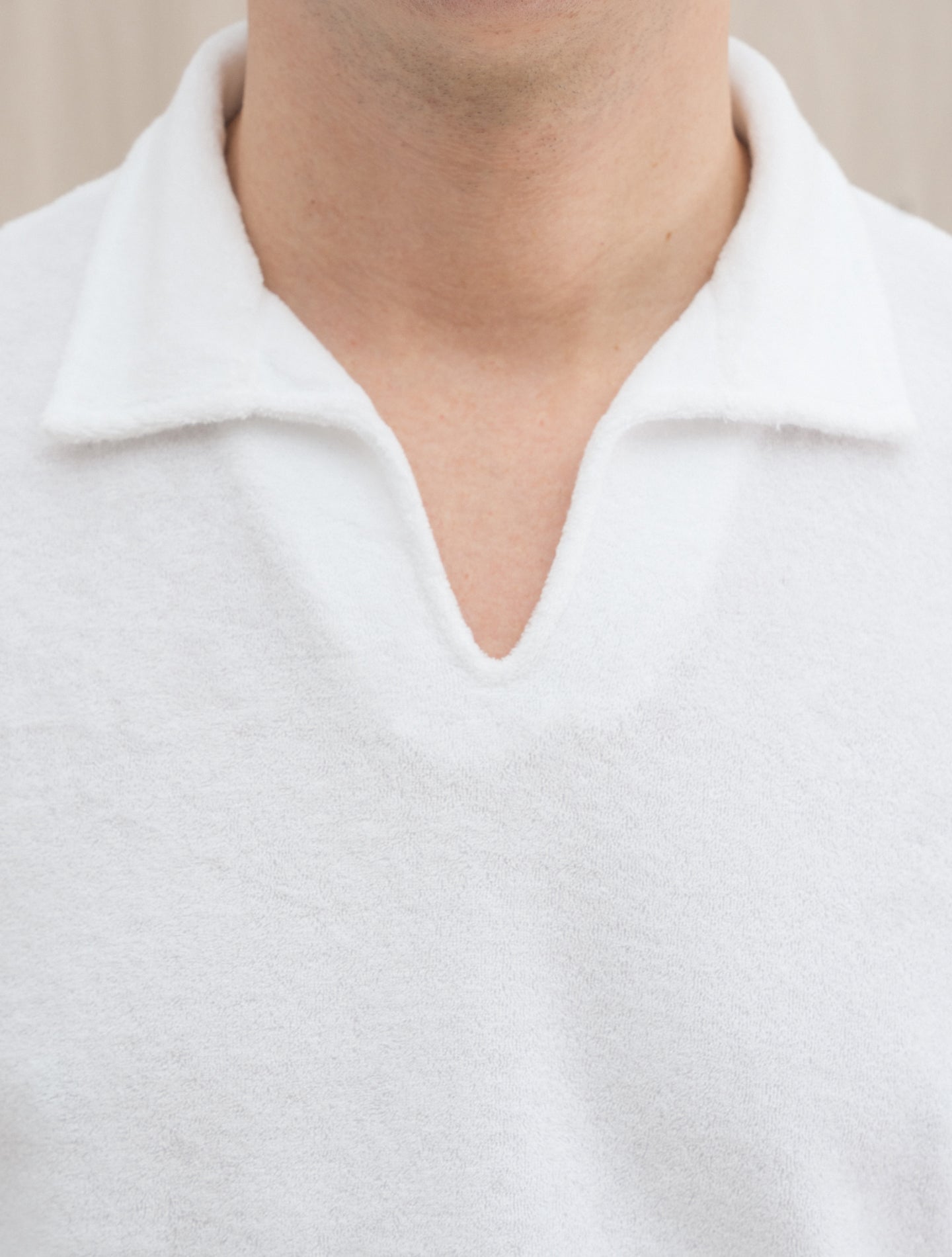 Peter Terry Short Sleeve White | Gabucci