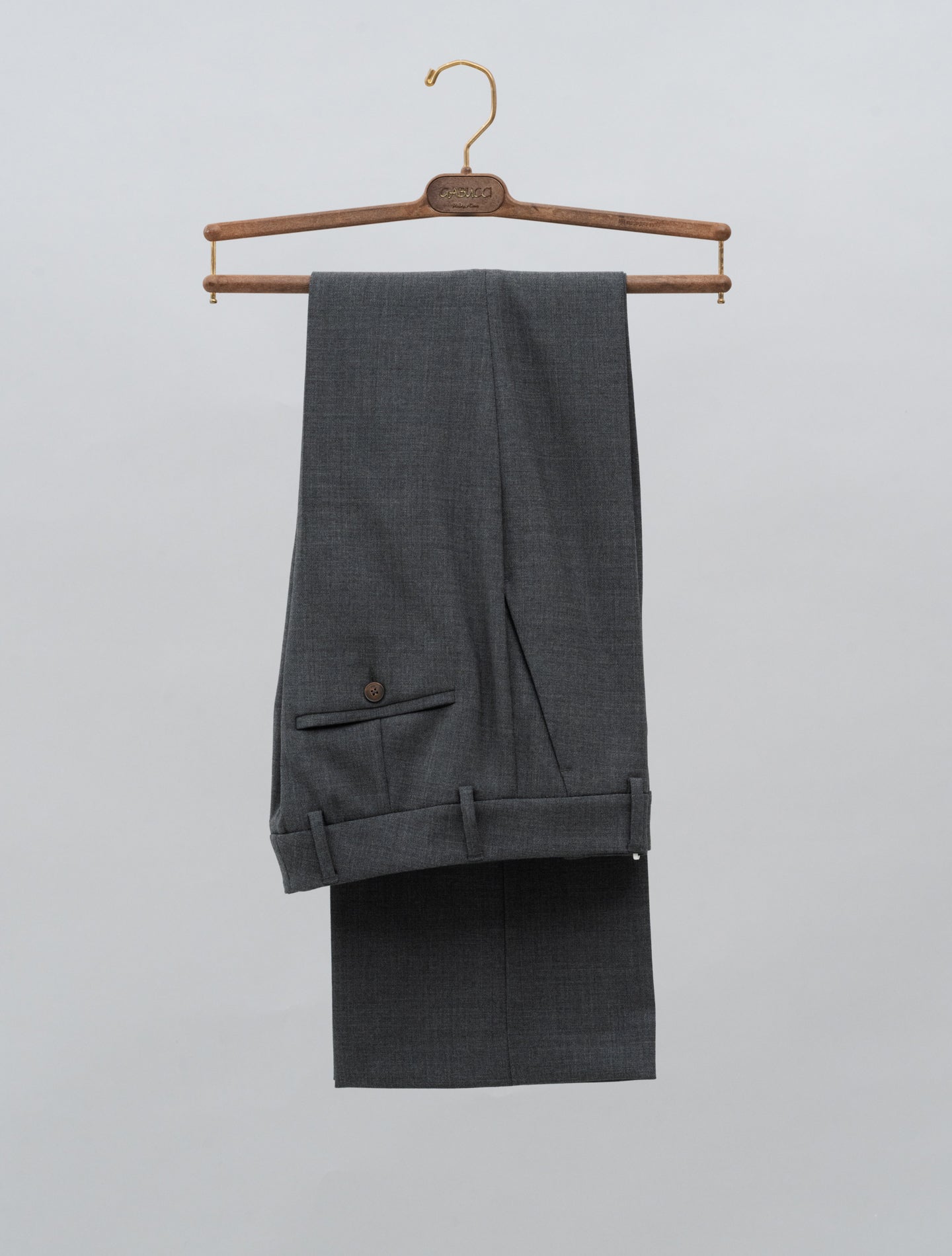 Petra Strech Wool Trousers Grey Slowear Trousers IT 38