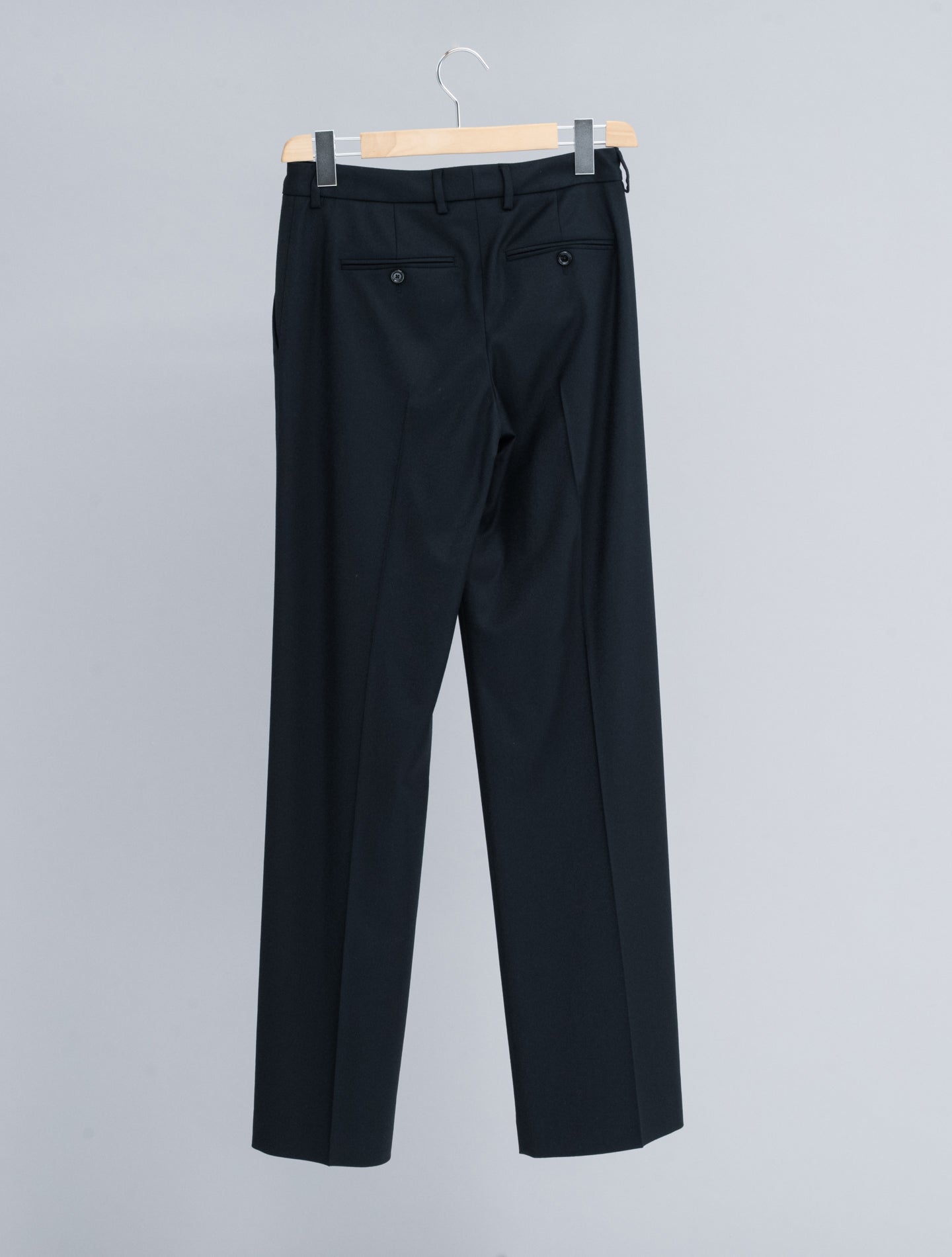 Pleated Wool Cashmere Trousers Navy Lardini Trousers IT 38